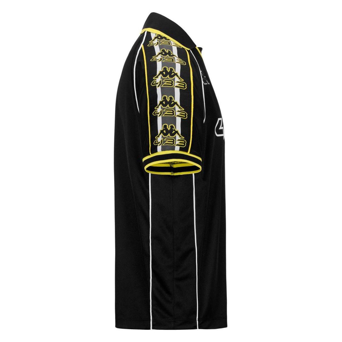 Camiseta Kappa 222 Banda Rombat 433 Oversize Black-1