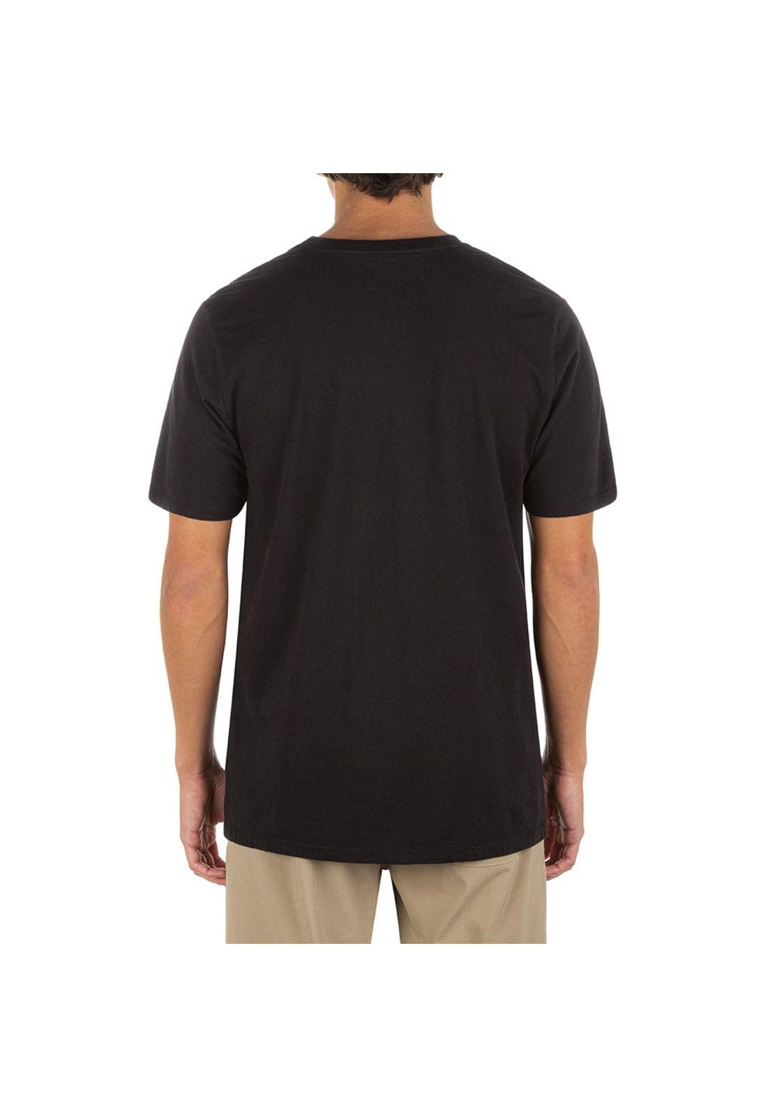 Polera EVD WSH OAO Solid Black Multi Hurley-3
