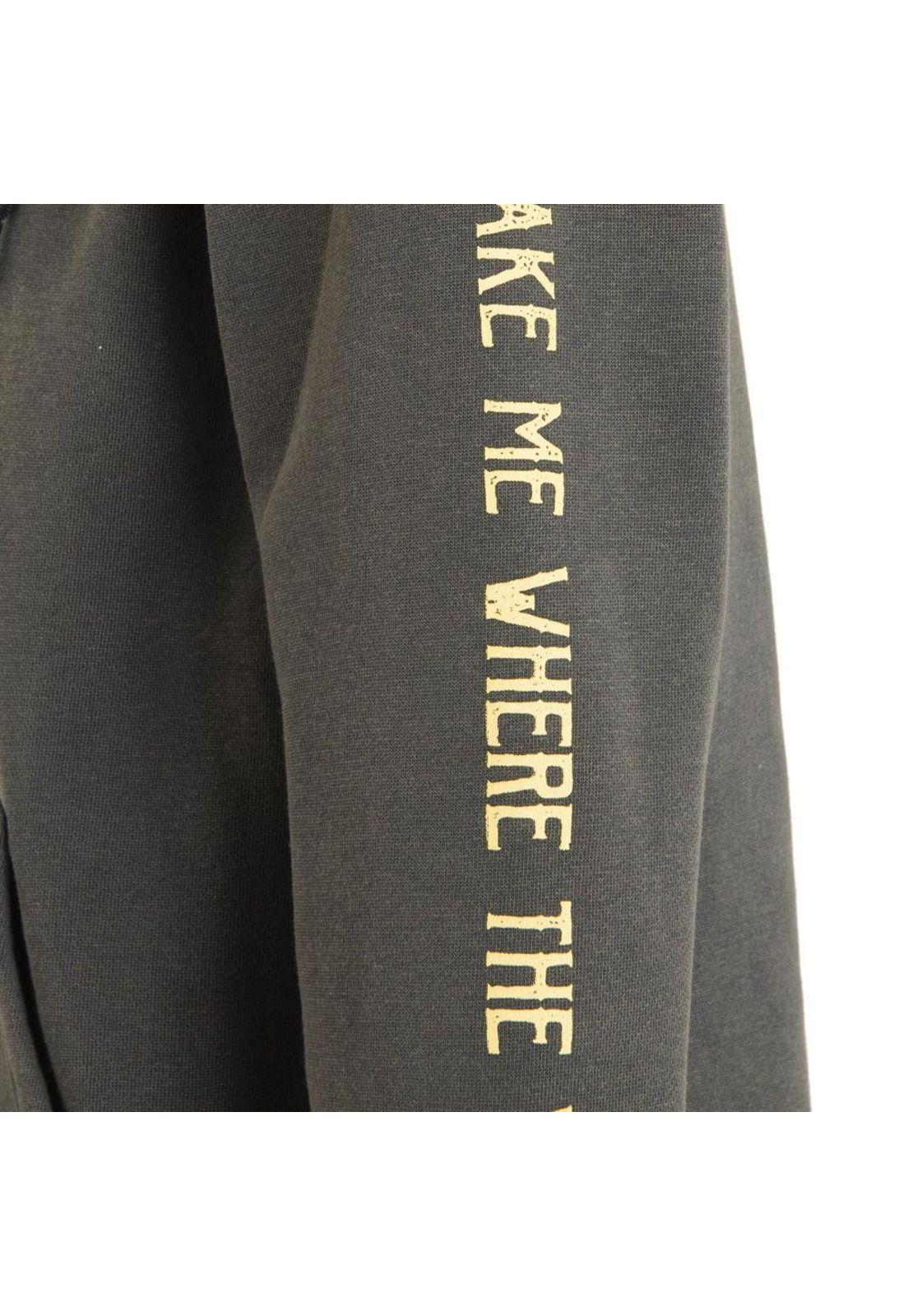 Poleron Boys Full Zipper Light Black-3