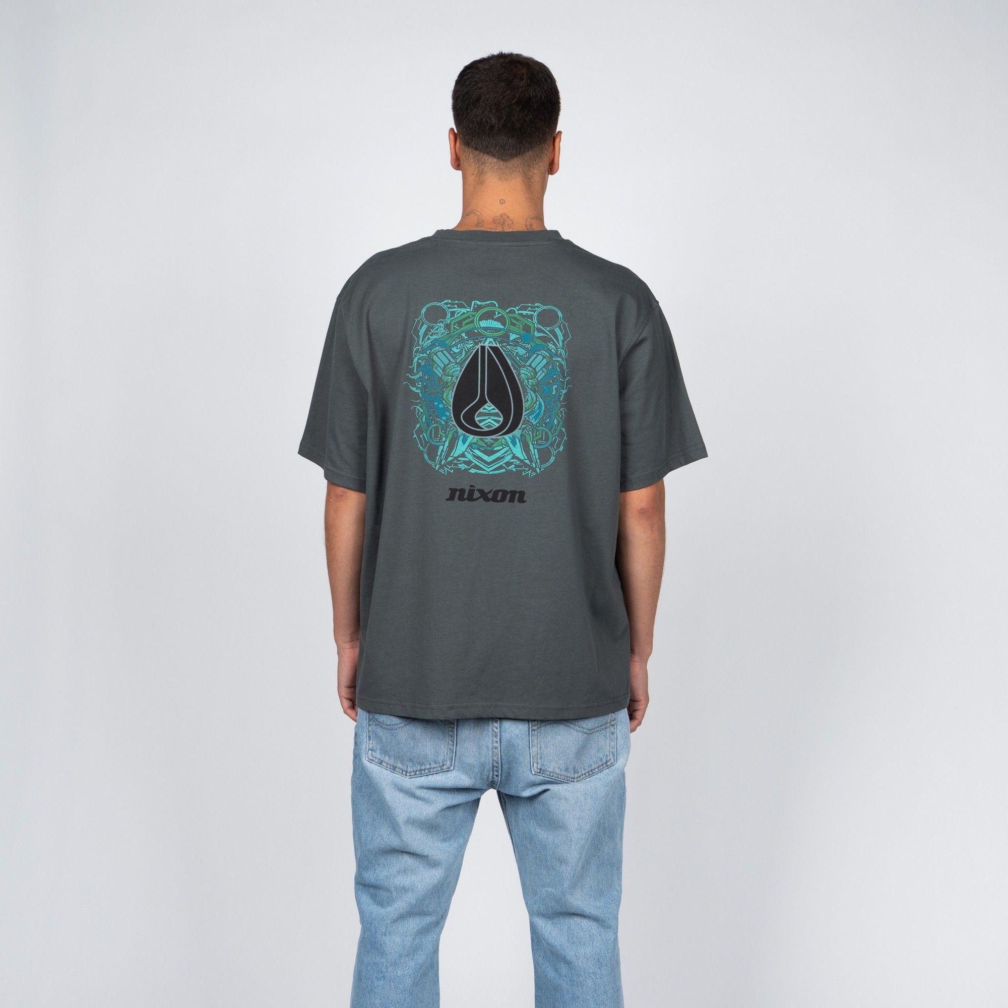 Polera Nixon Men Pistons Green-1