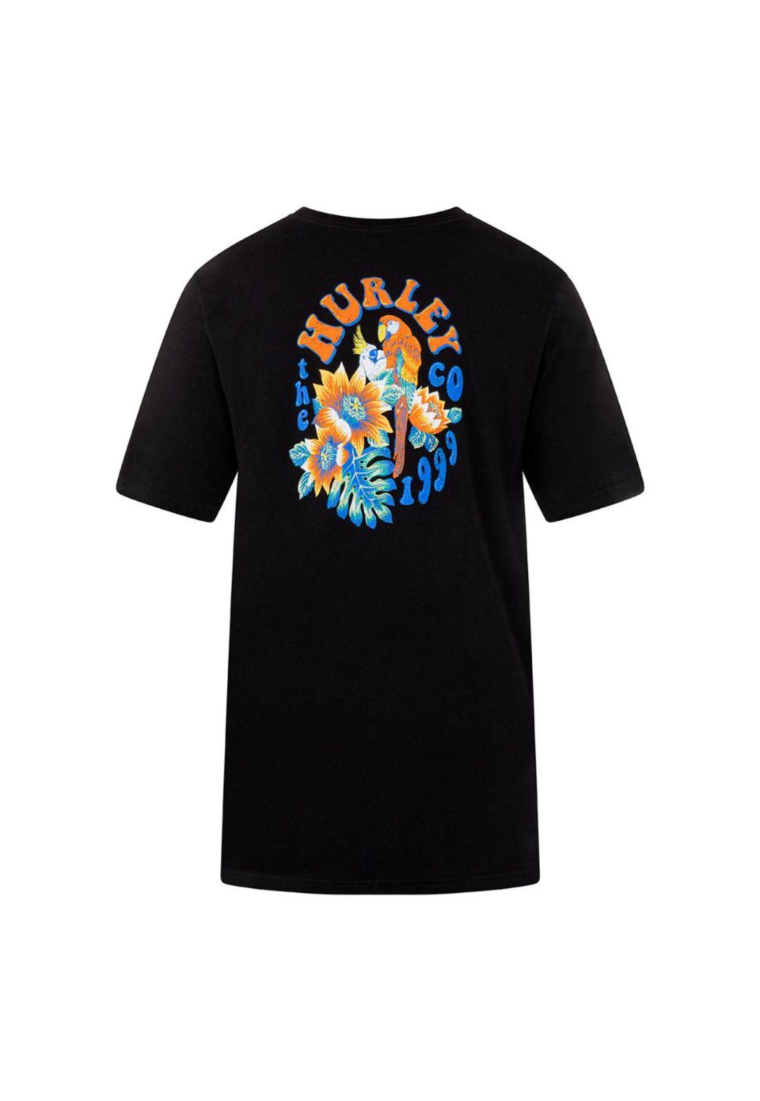Polera Everyday Parrot Party Black-1