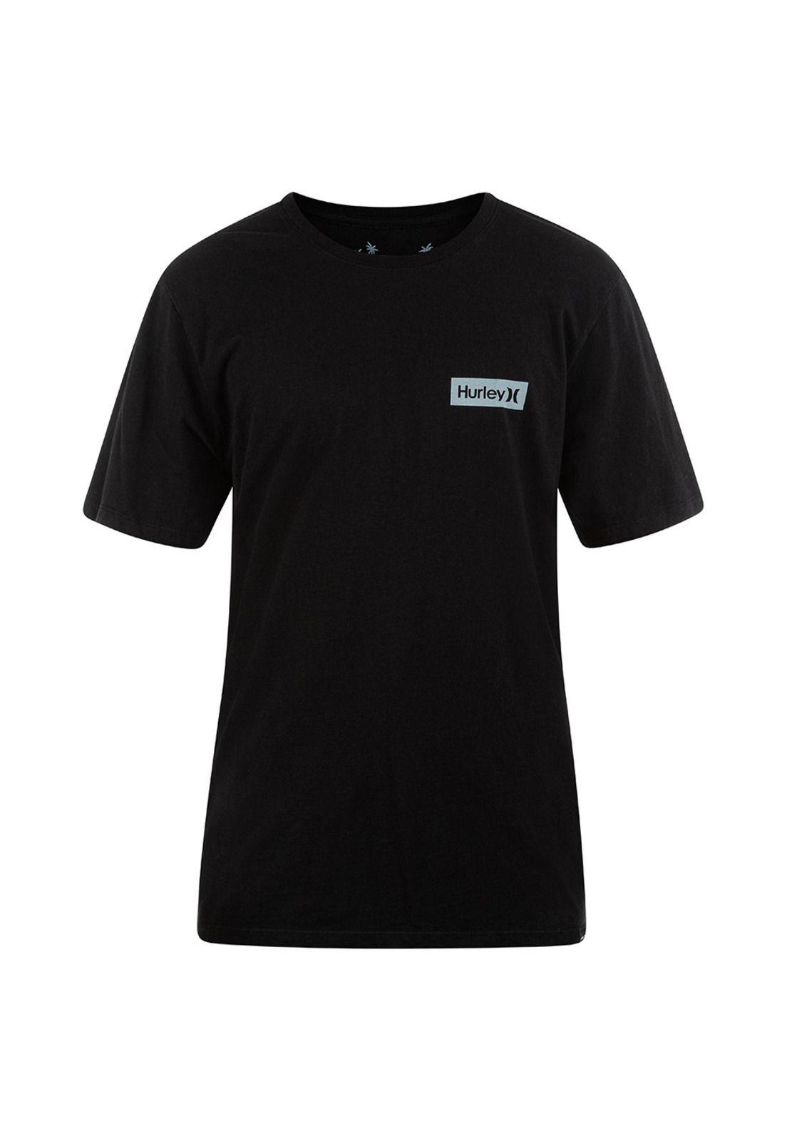 Polera Evd Wsh OAO Boxed Solid Black Hurley-0