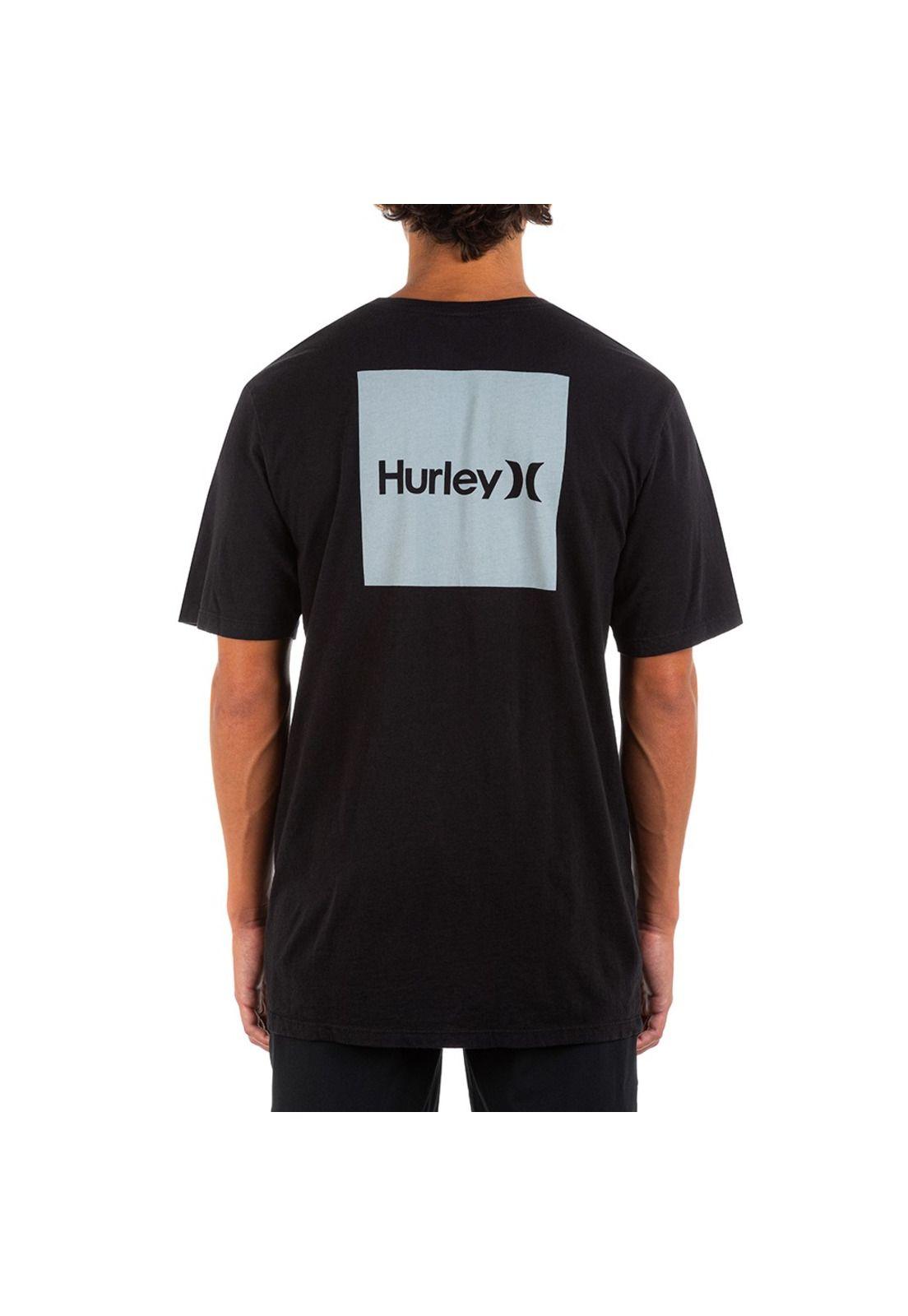 Polera Evd Wsh OAO Boxed Solid Black Hurley-3