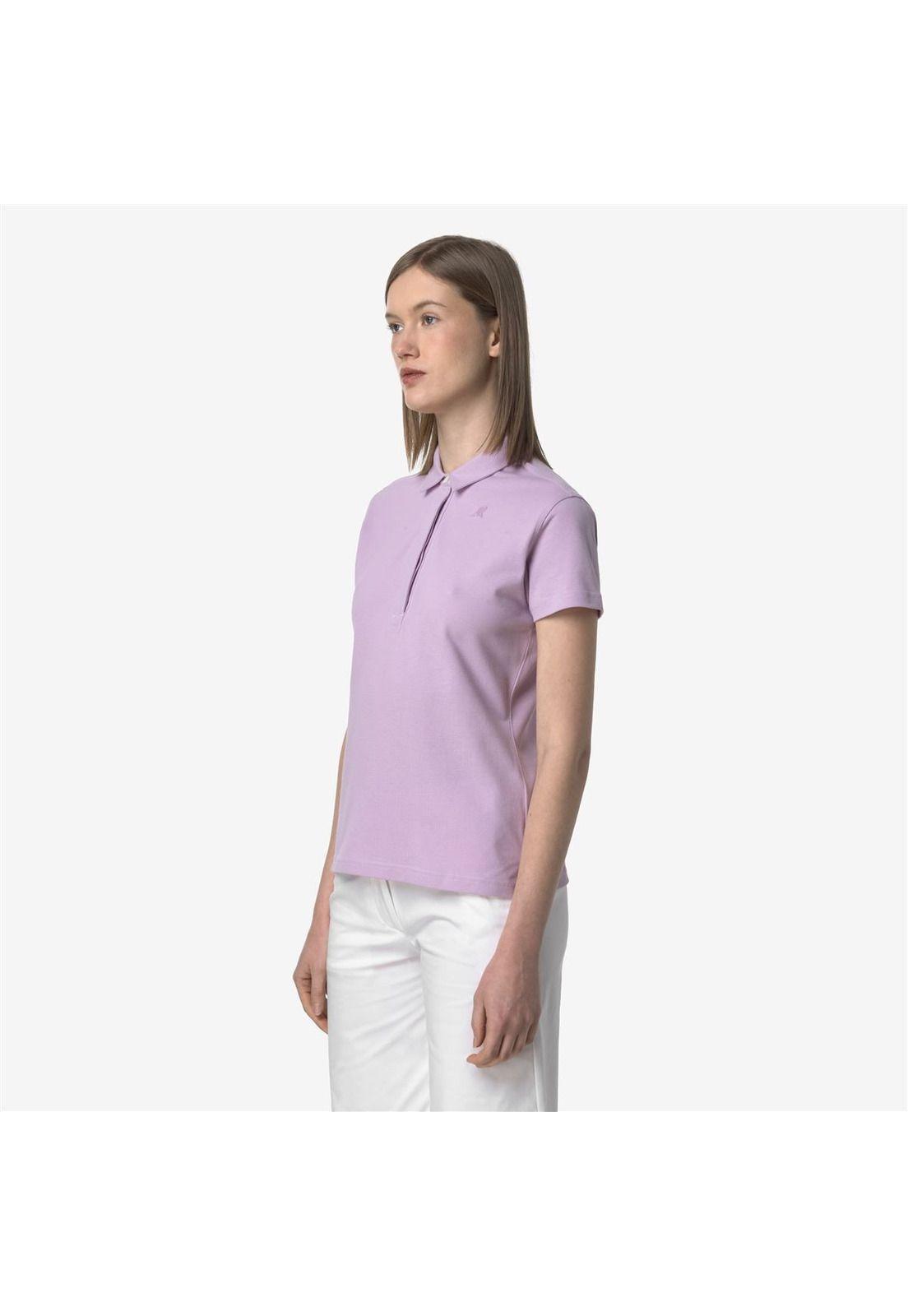 Polera K-Way Women Amedea Pique Violet-2