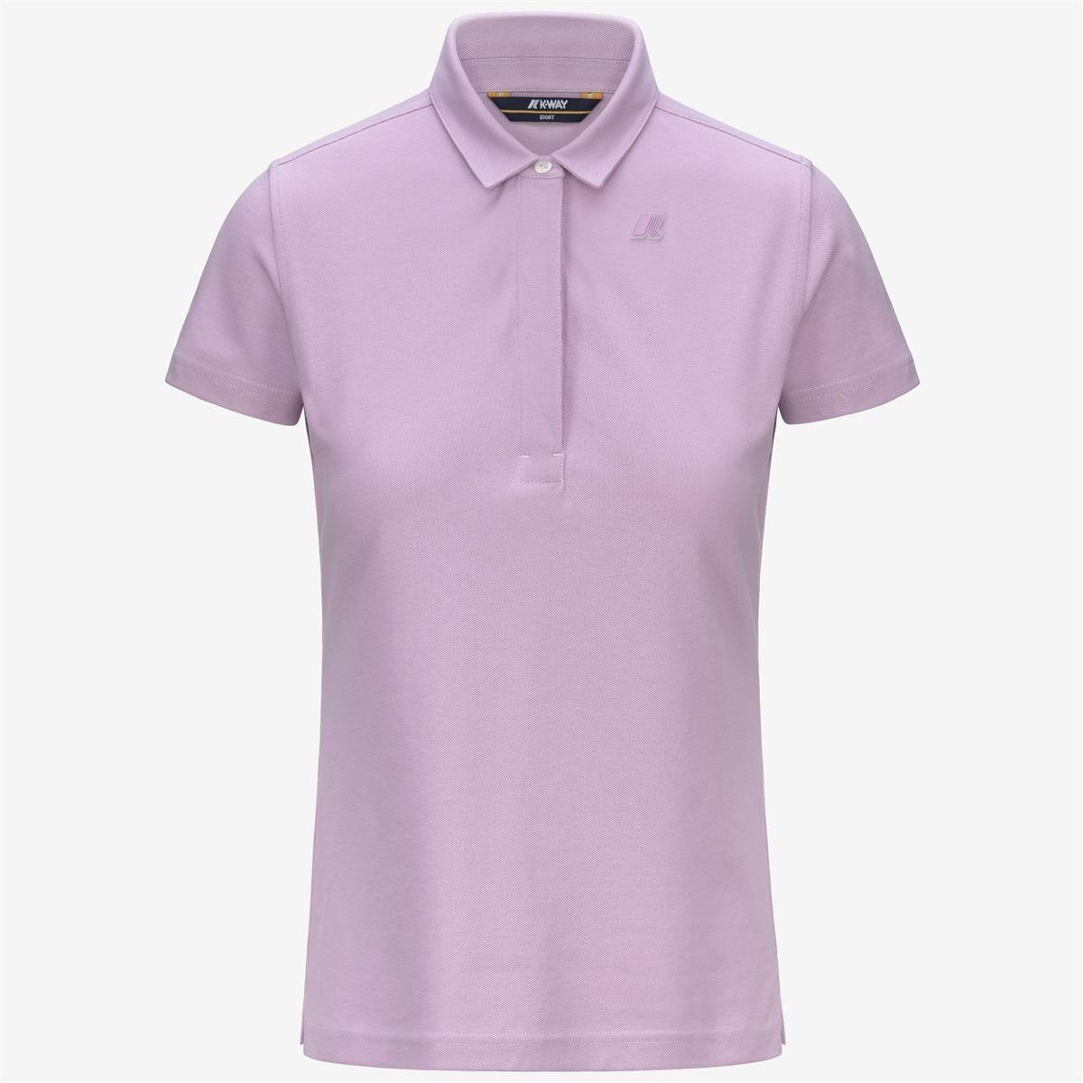 Polera K-Way Women Amedea Pique Violet-0