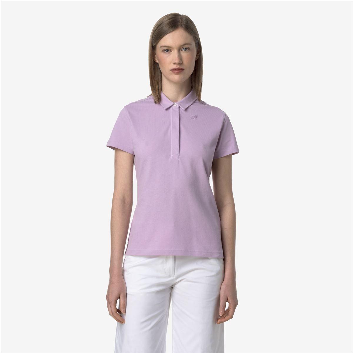 Polera K-Way Women Amedea Pique Violet-1