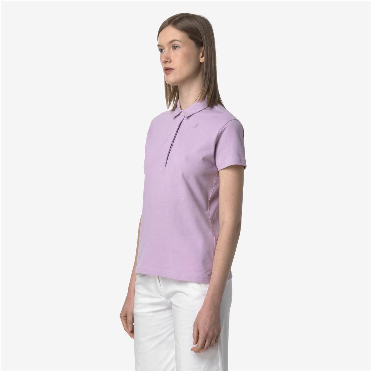 Polera K-Way Women Amedea Pique Violet-2