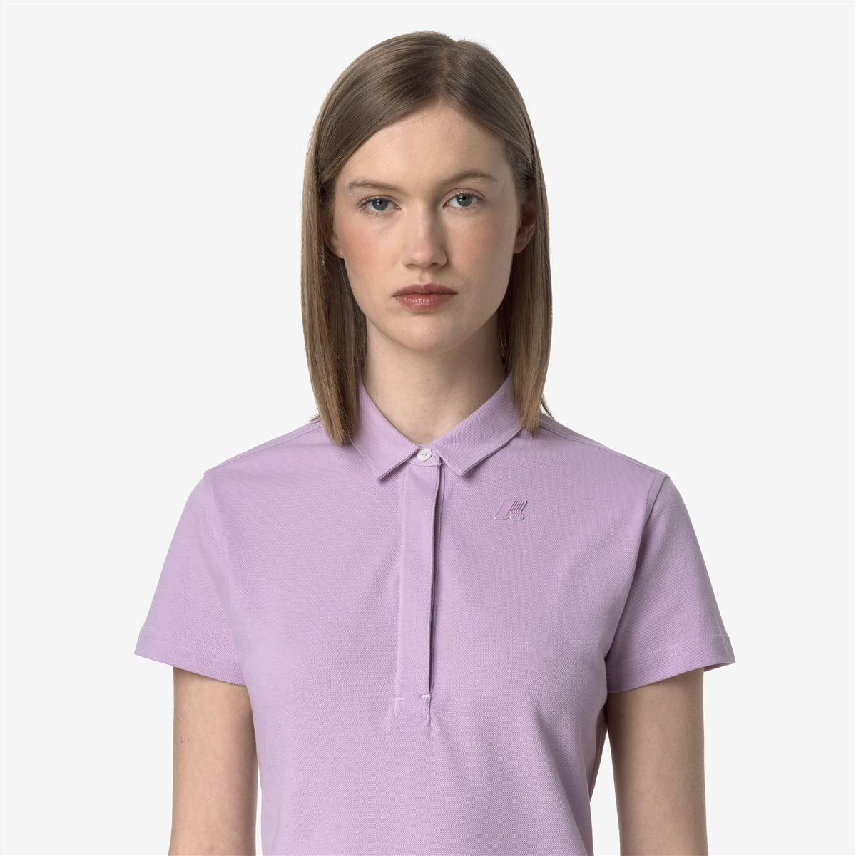 Polera K-Way Women Amedea Pique Violet-4