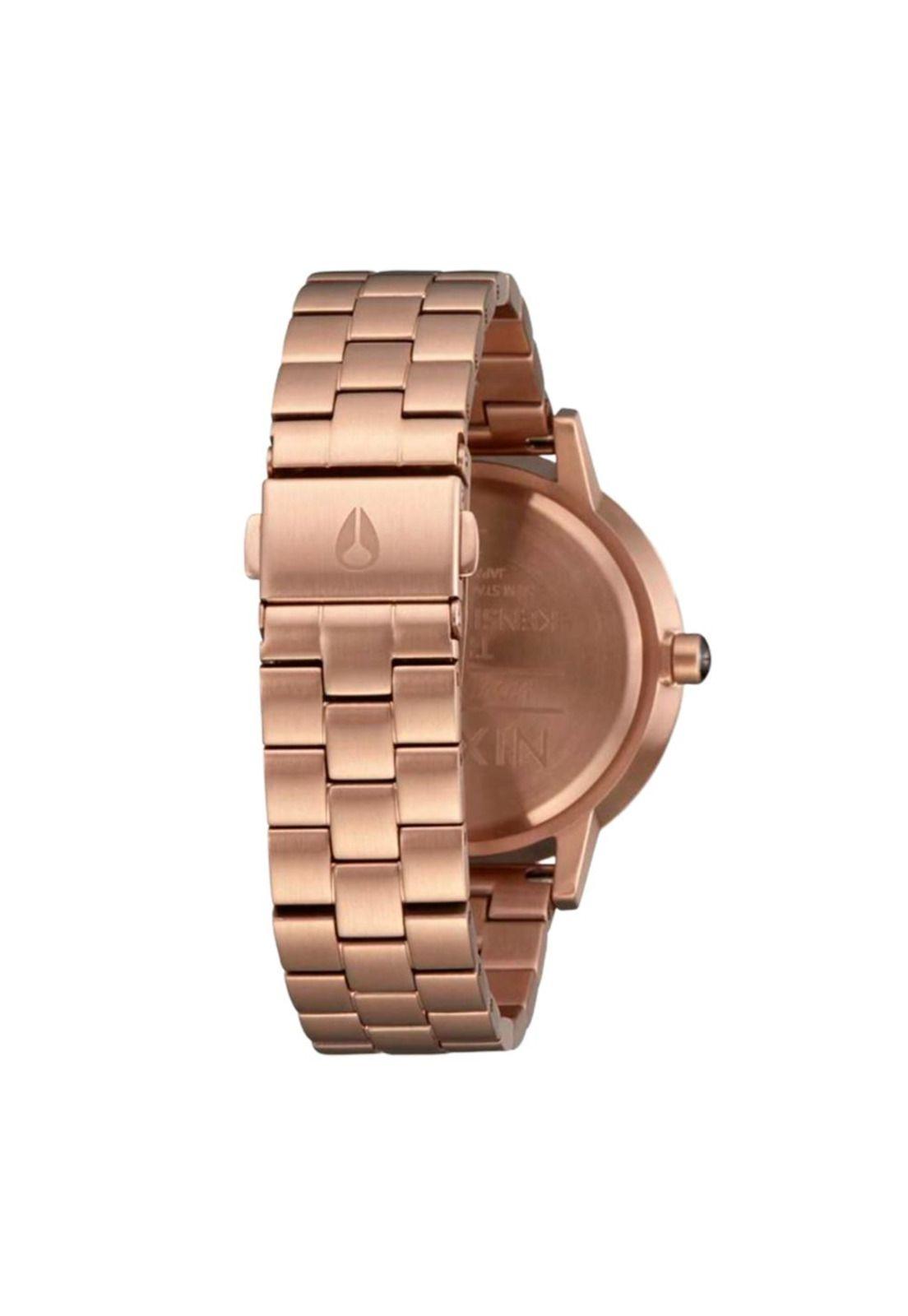 Reloj Kensington Rose Gold Olive Sunray-1