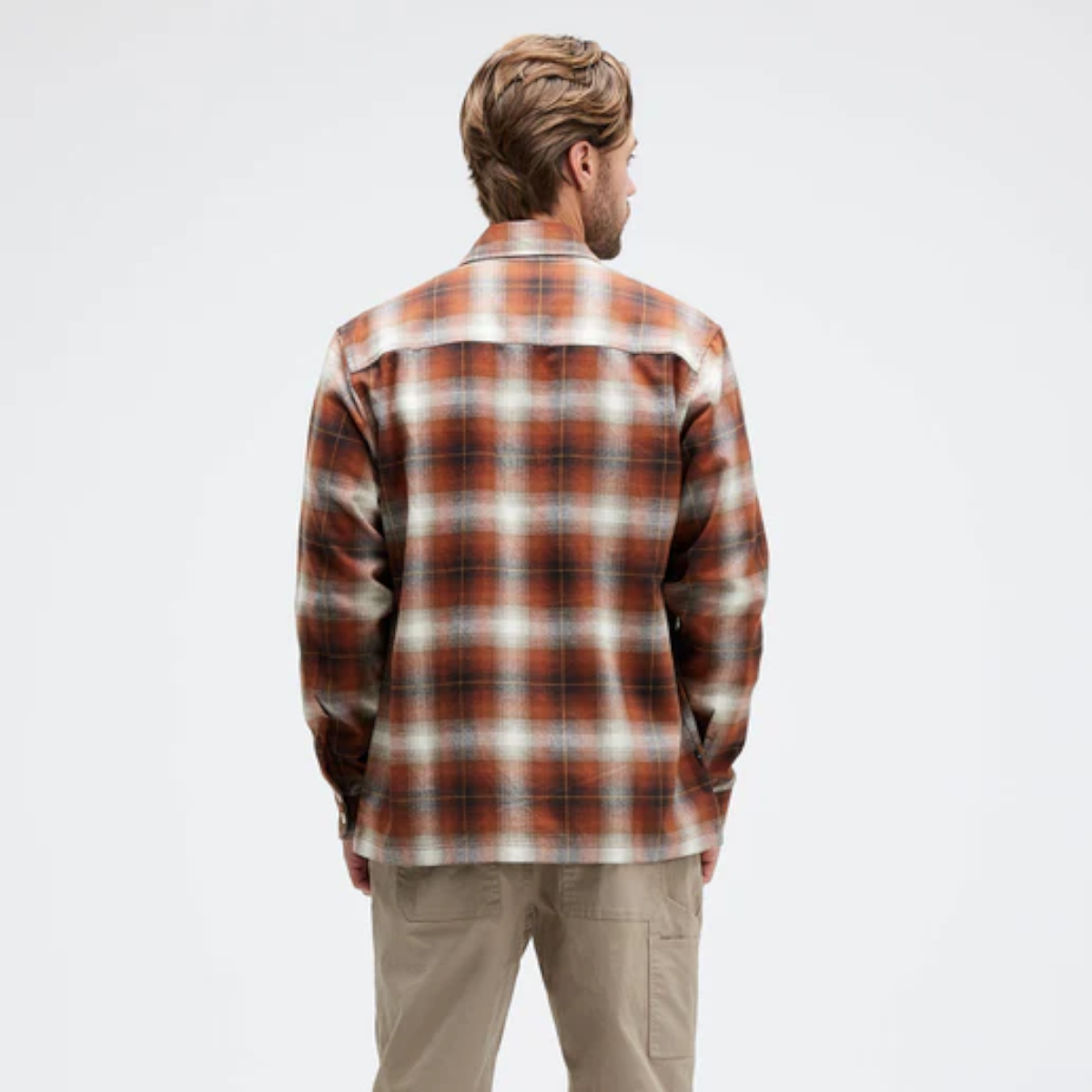 Camisa Stance Lowell Button Up Brown-2