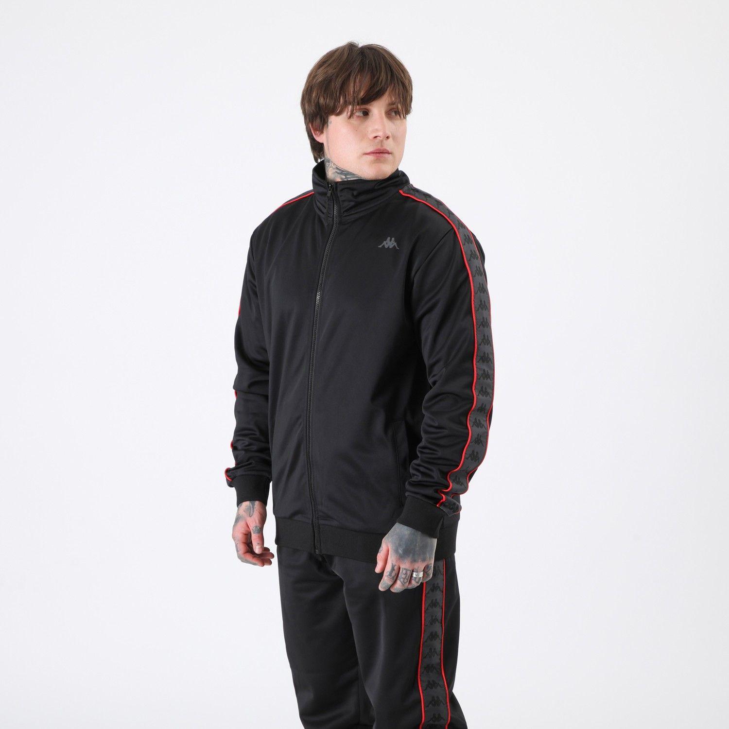 Chaqueta Full Zipper Black Banda Black-0