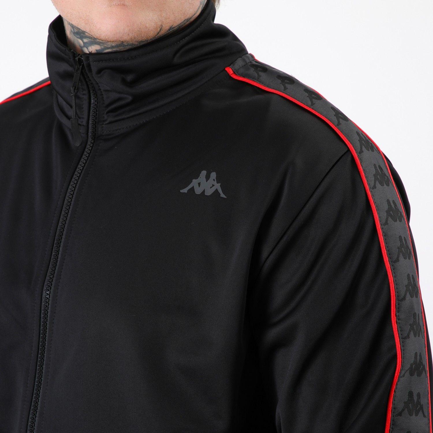 Chaqueta Full Zipper Black Banda Black-1