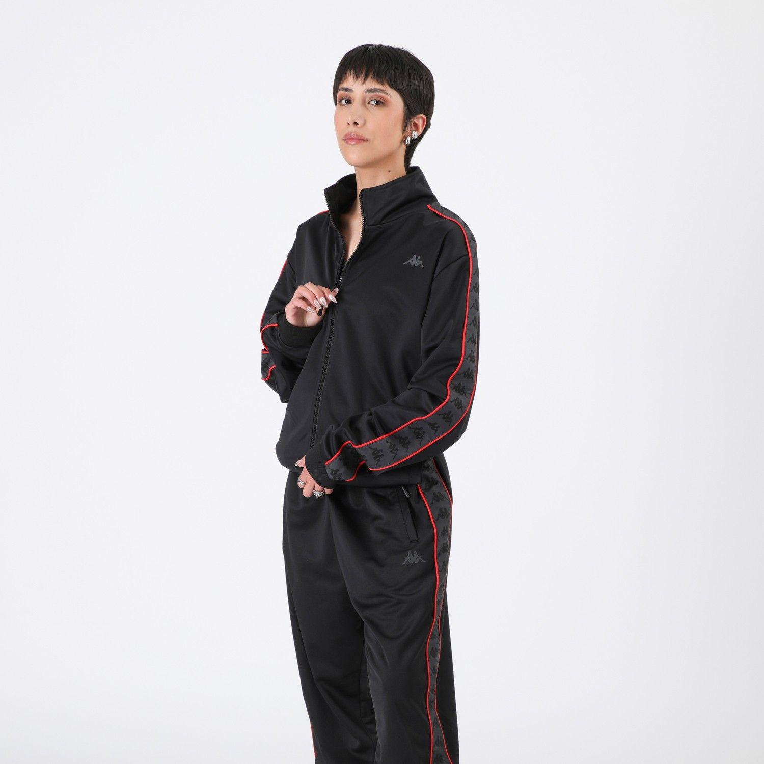 Chaqueta Full Zipper Black Banda Black-2