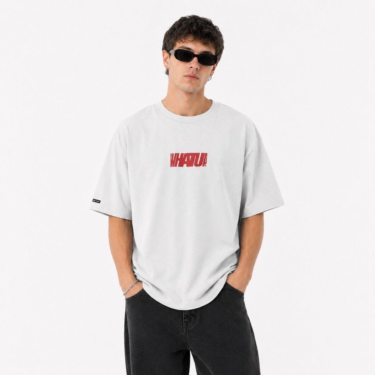 Polera Whatup Hombre Holy Whatup White-0