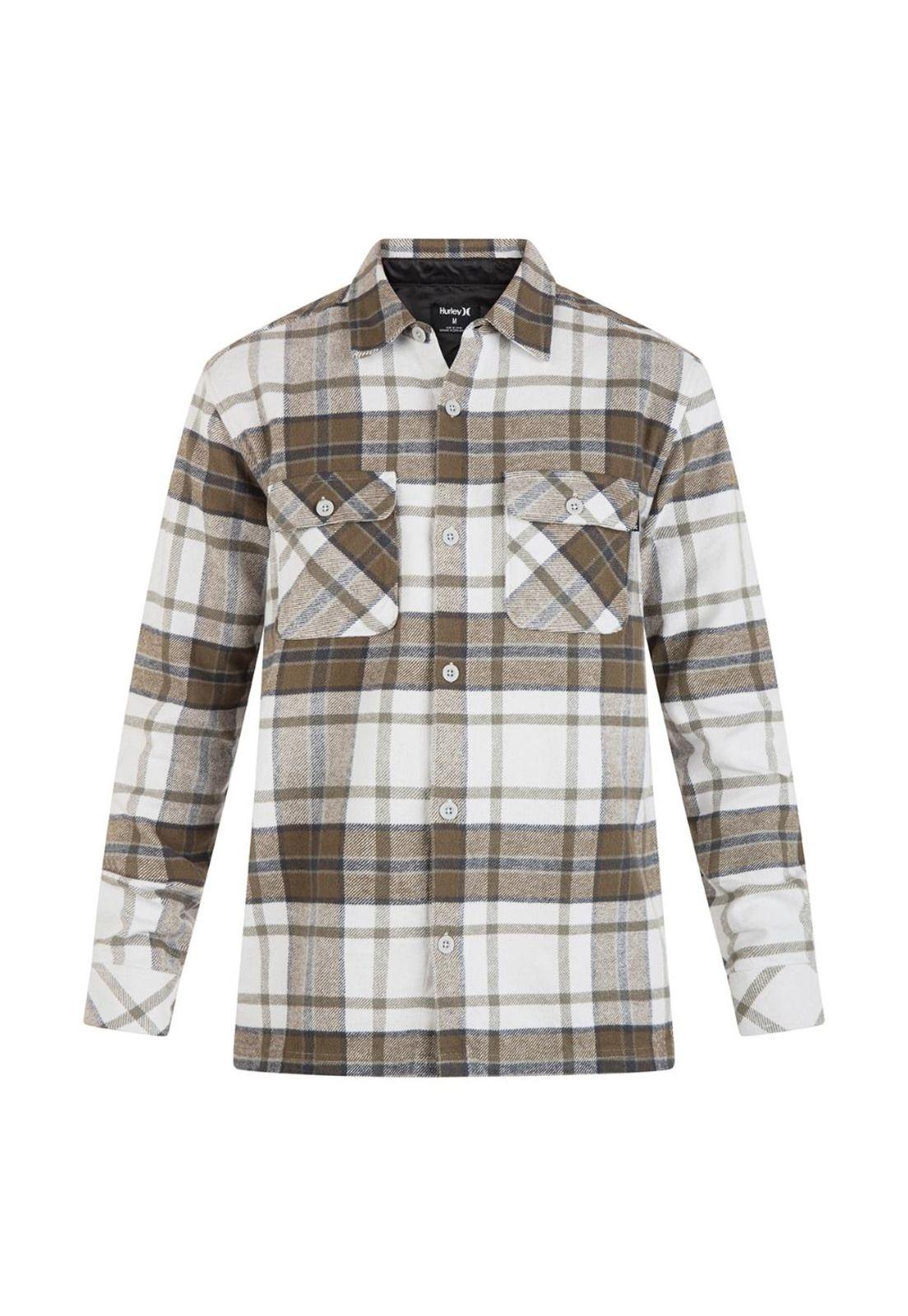 Camisa Santa Cruz Shoreline Flannel Platinum-0
