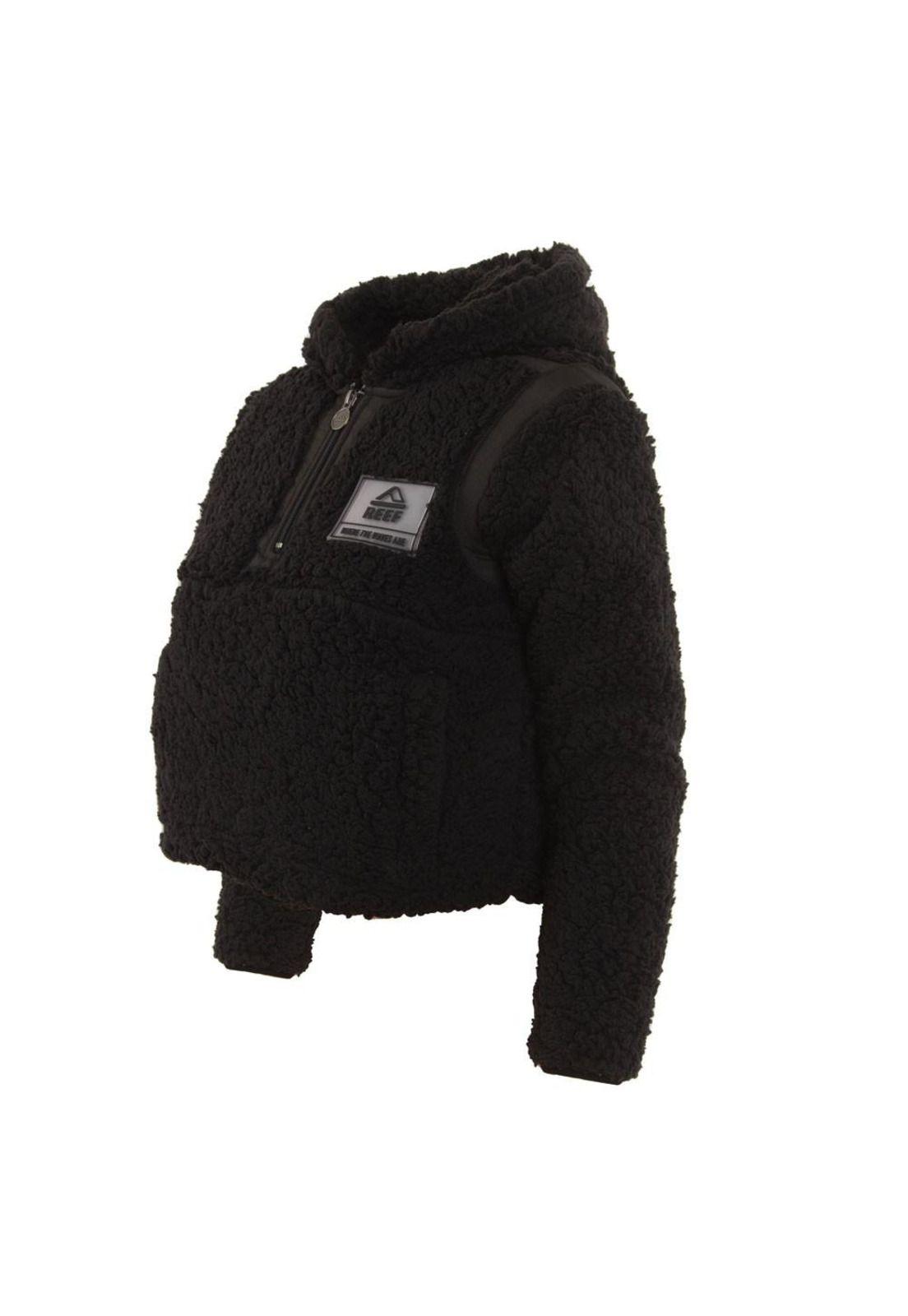 Sherpa Crop Kids All Black-1