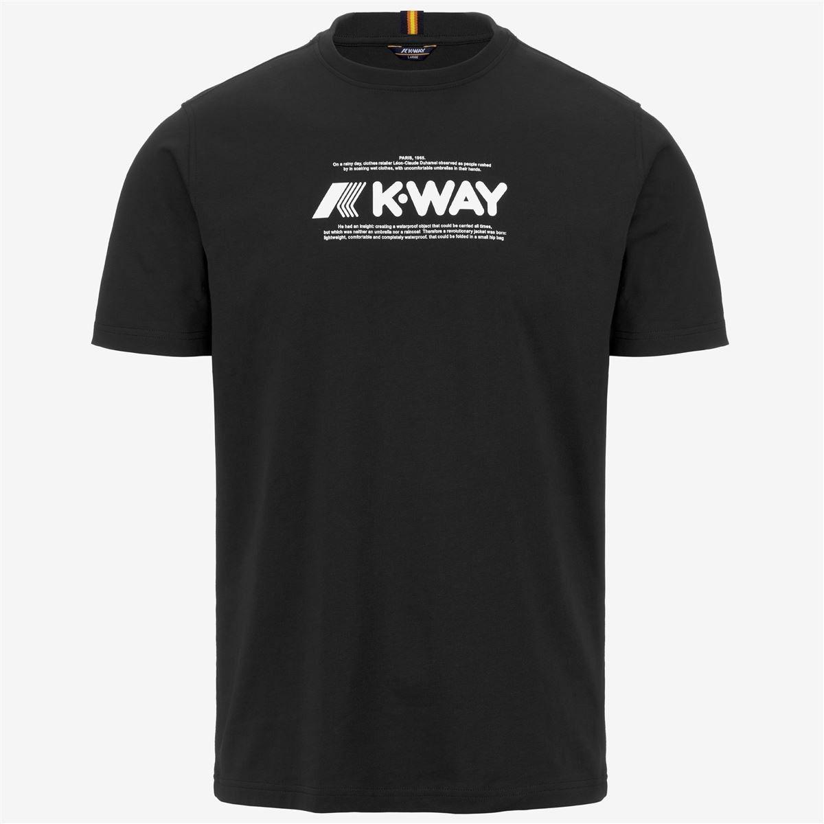 Polera K-Way Men Odom Typo Black Pure-0