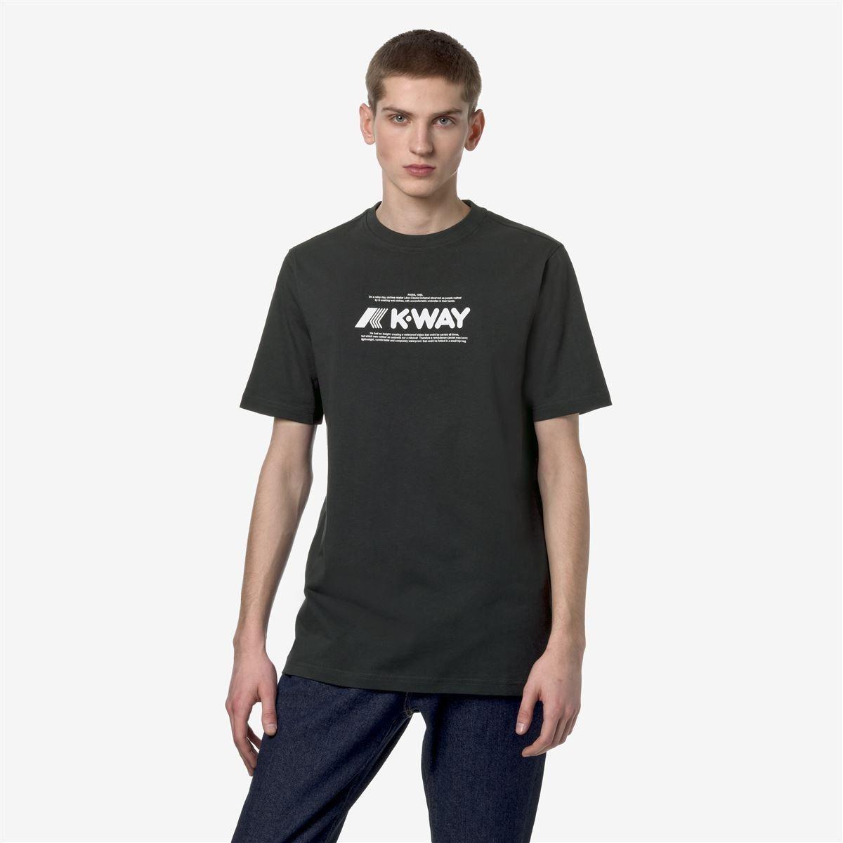 Polera K-Way Men Odom Typo Black Pure-1
