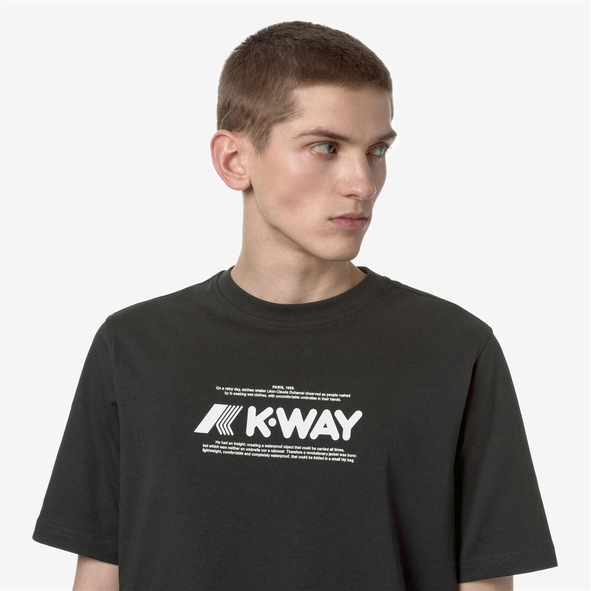 Polera K-Way Men Odom Typo Black Pure-4