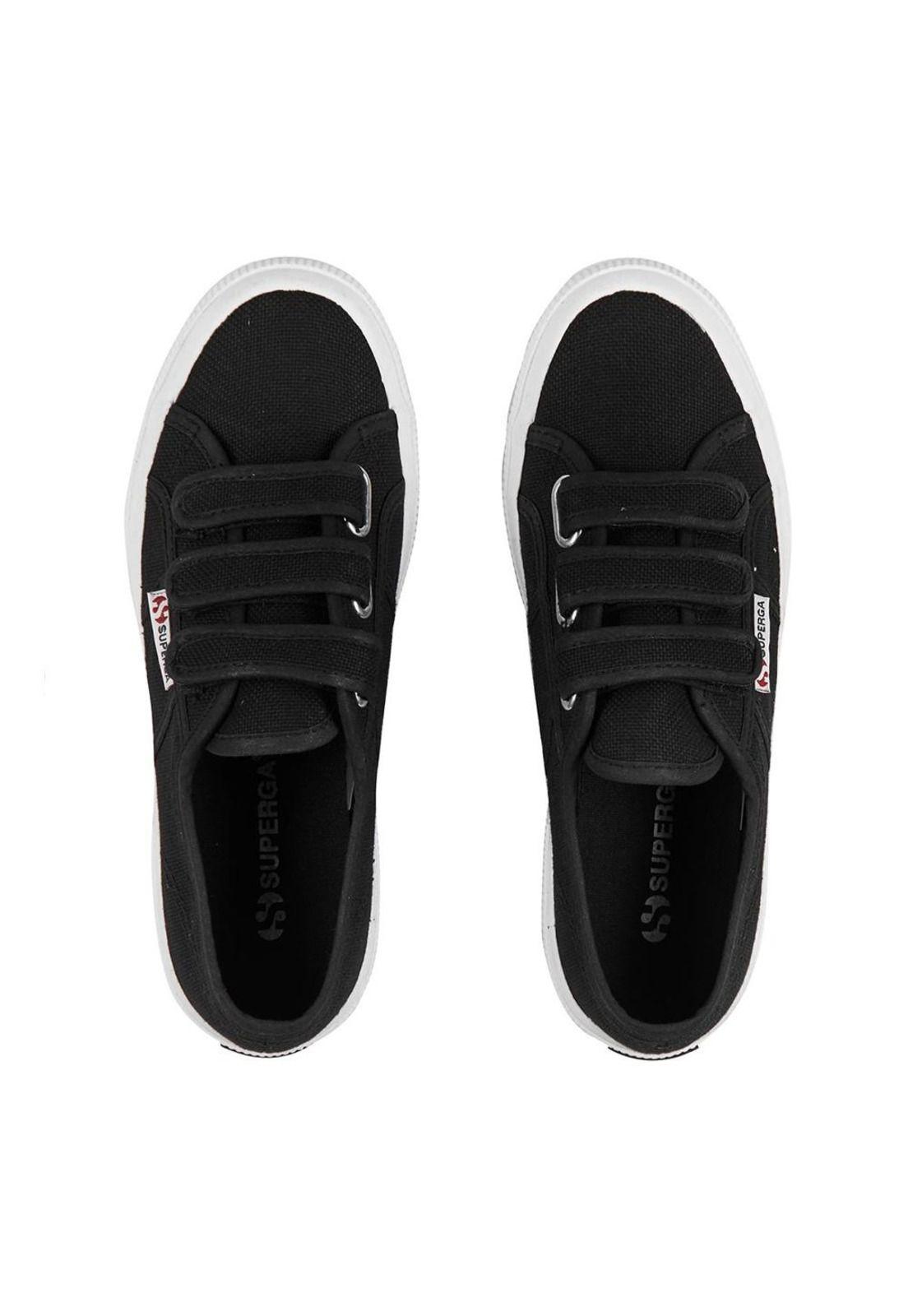 Zapatilla 2750 Cot3strapu Black White Superga-2