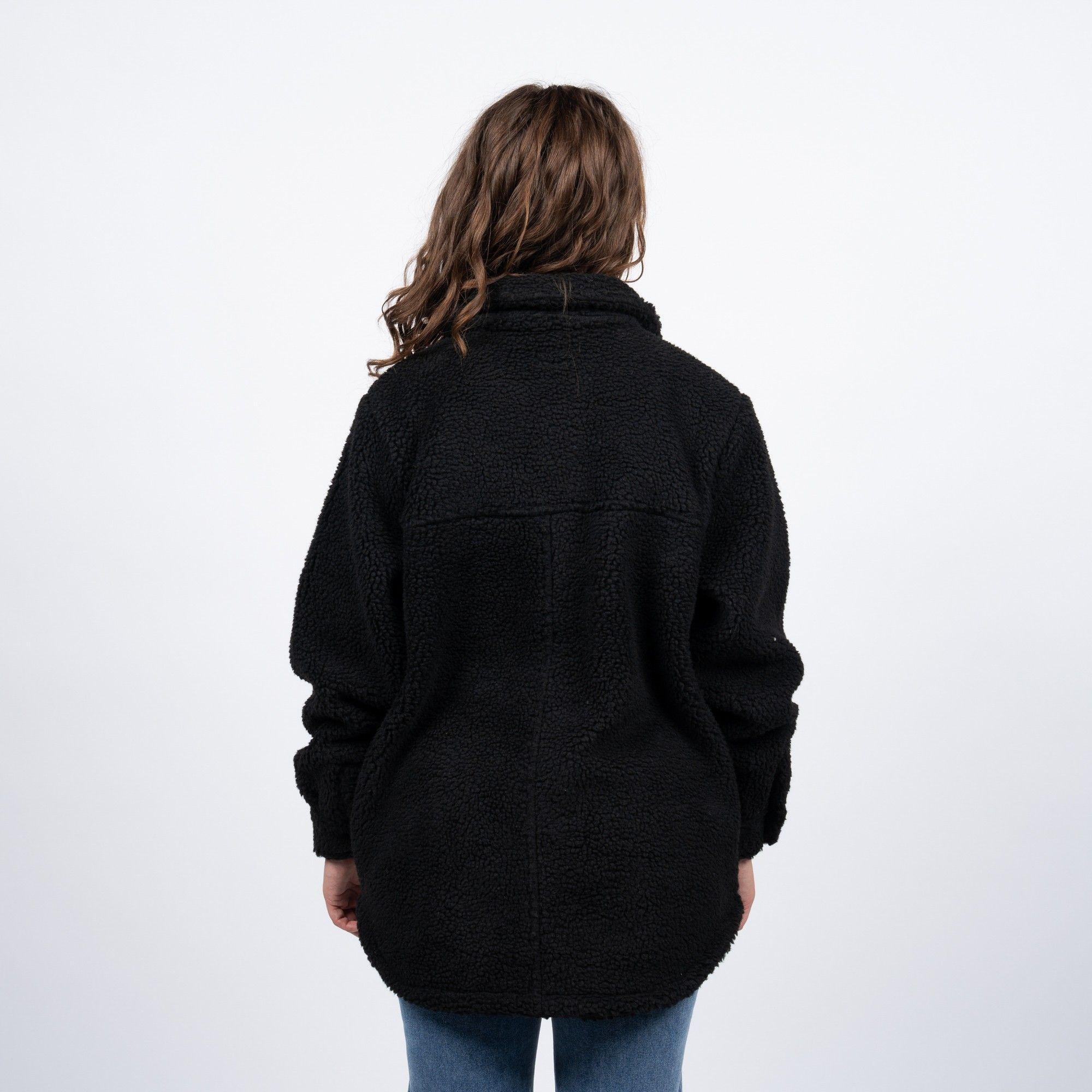 Sherpa Buttons Reef Women Black-1