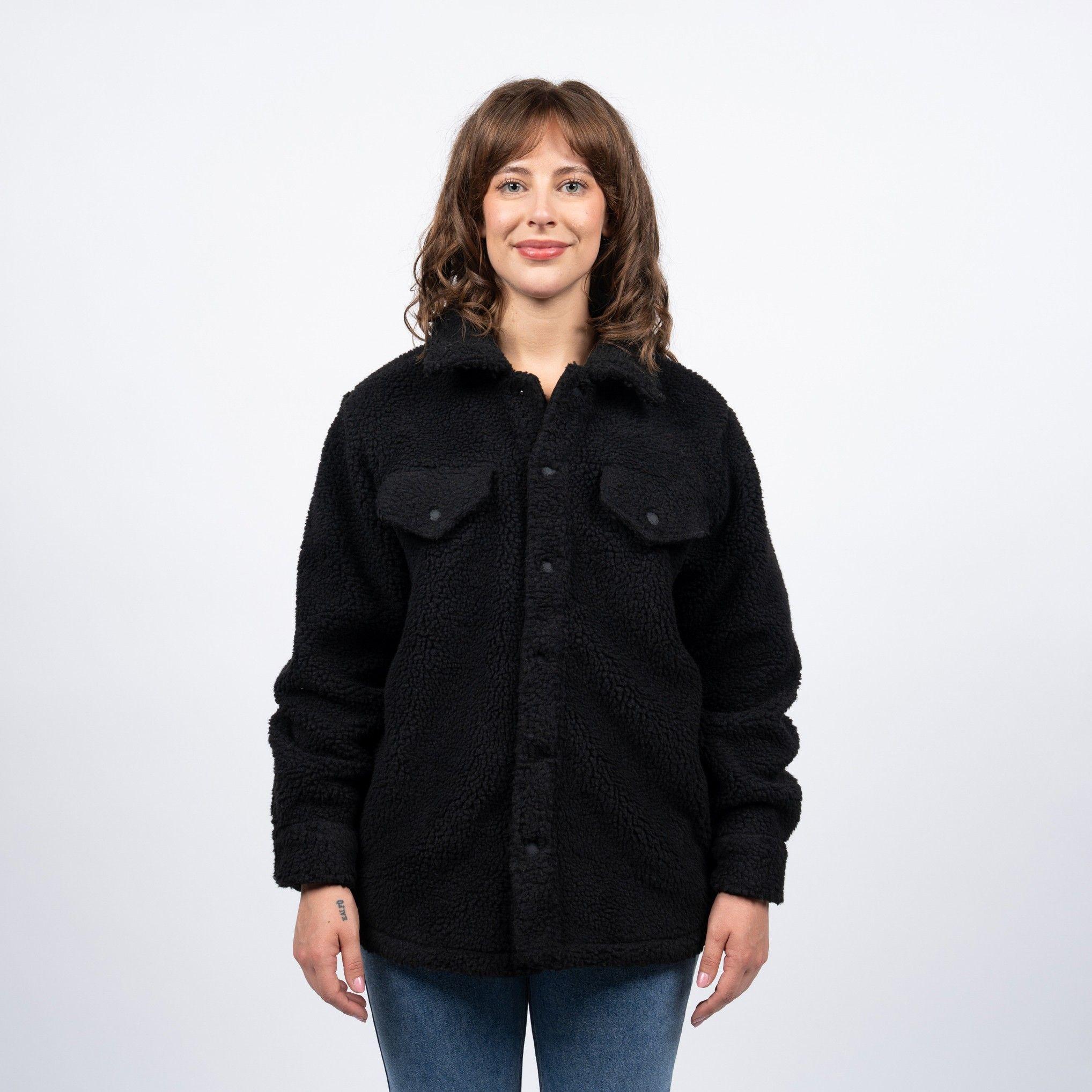 Sherpa Buttons Reef Women Black-3