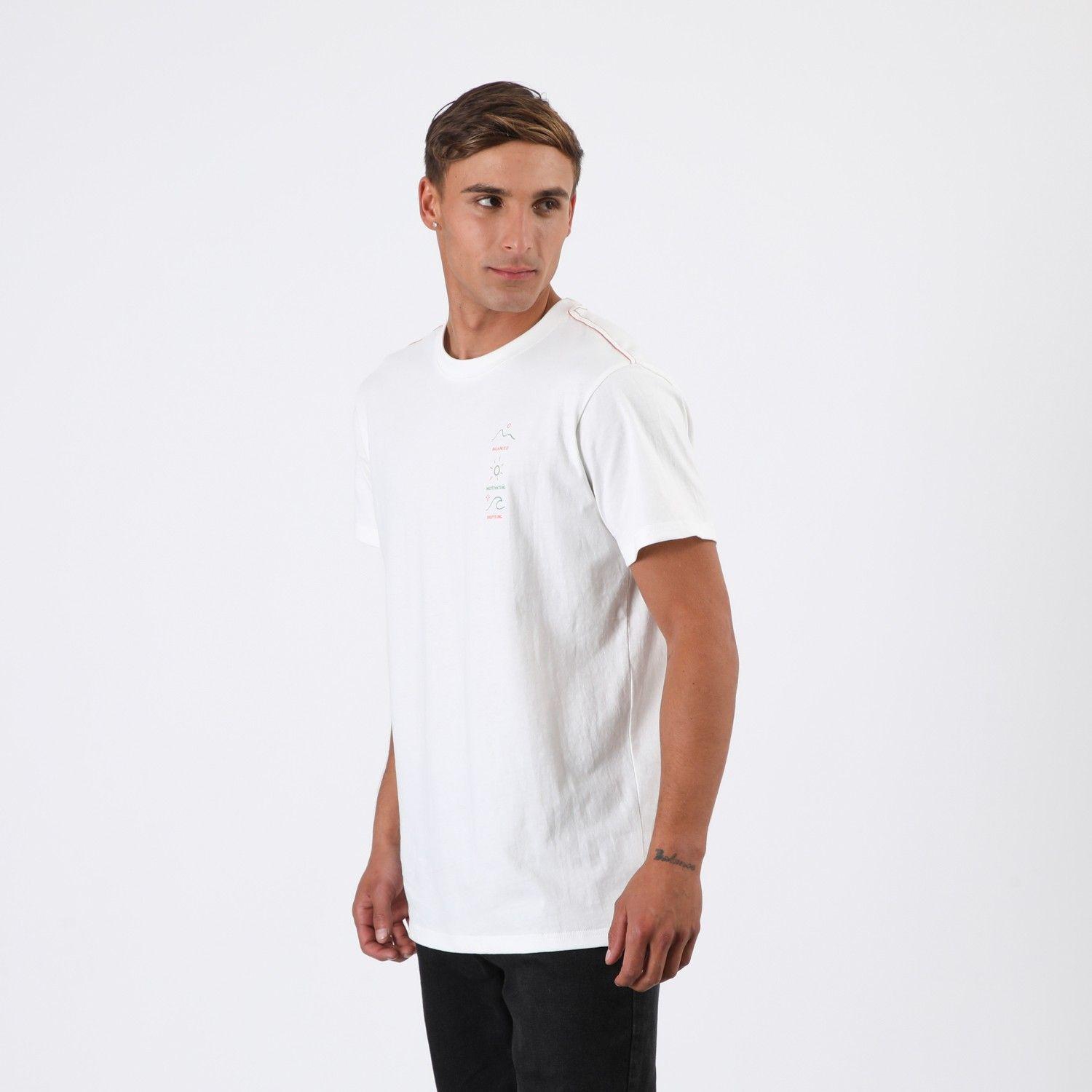 Polera Reef Men Surfs Up White-3