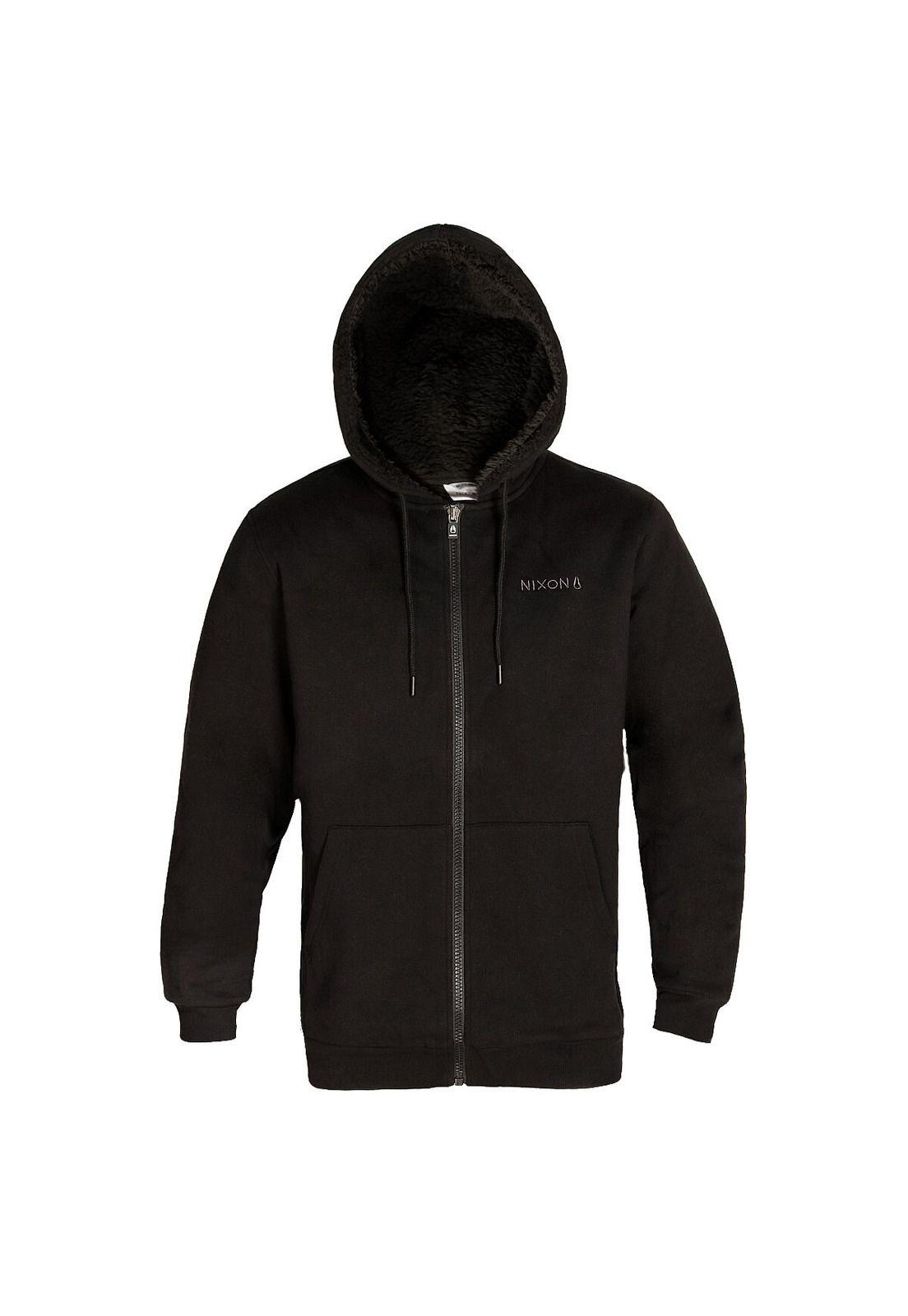 Poleron Men Full Zipper Grey Chiporro Black-0