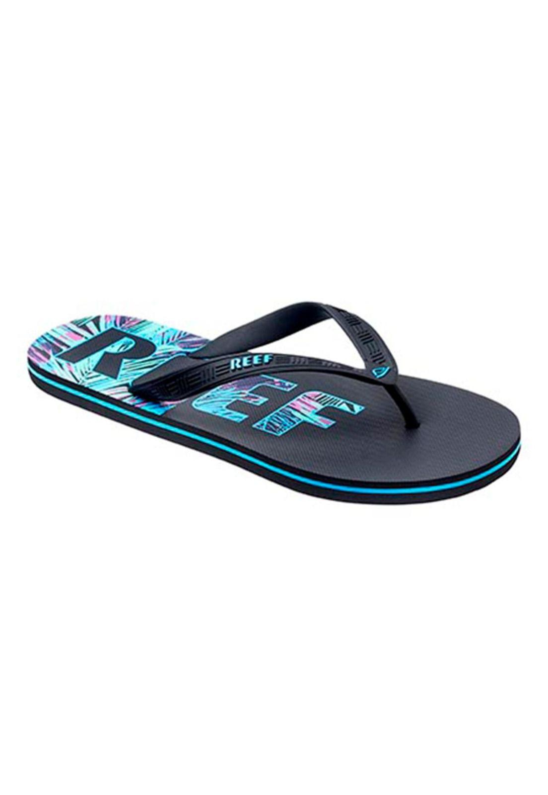 Sandalia Men Seaside Prints Neopalm Black-0