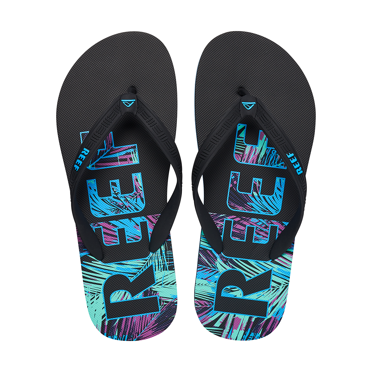 Sandalia Men Seaside Prints Neopalm Black-1