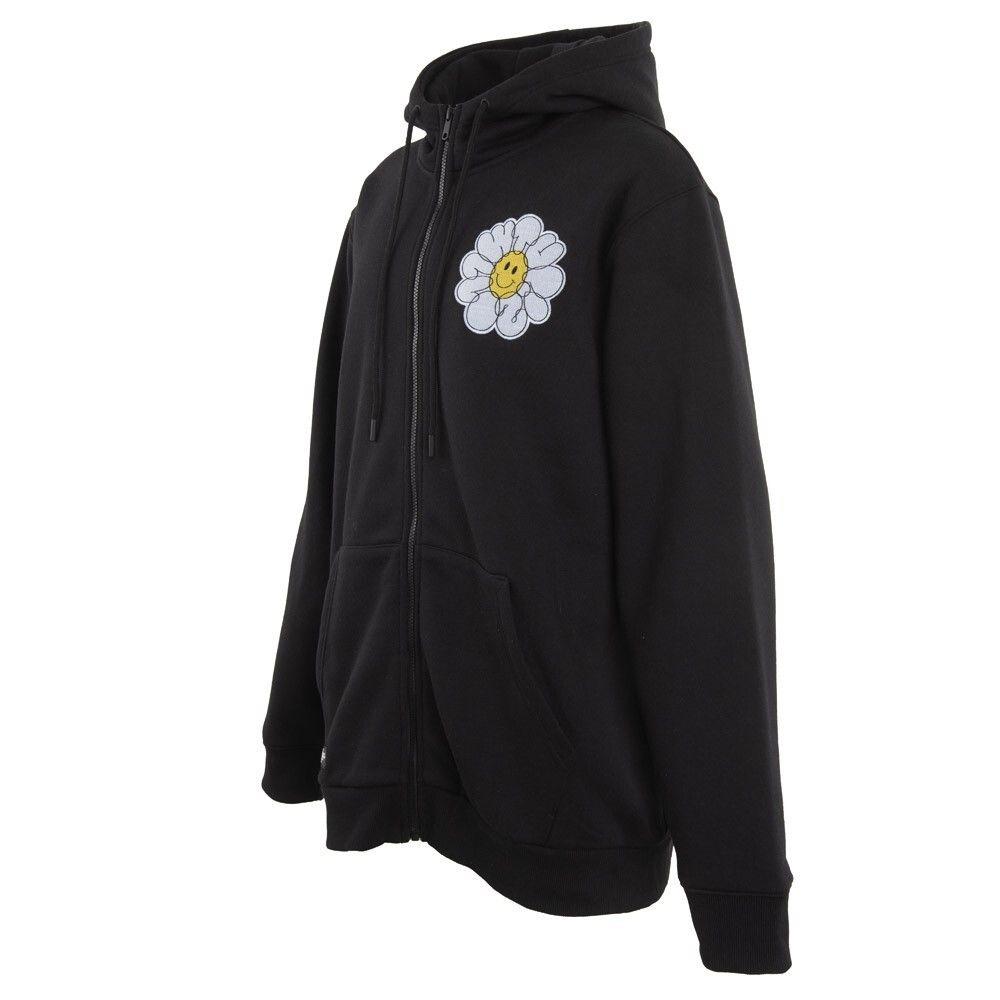 Polerón Whatup Full Zipper Peace and Love Black-3