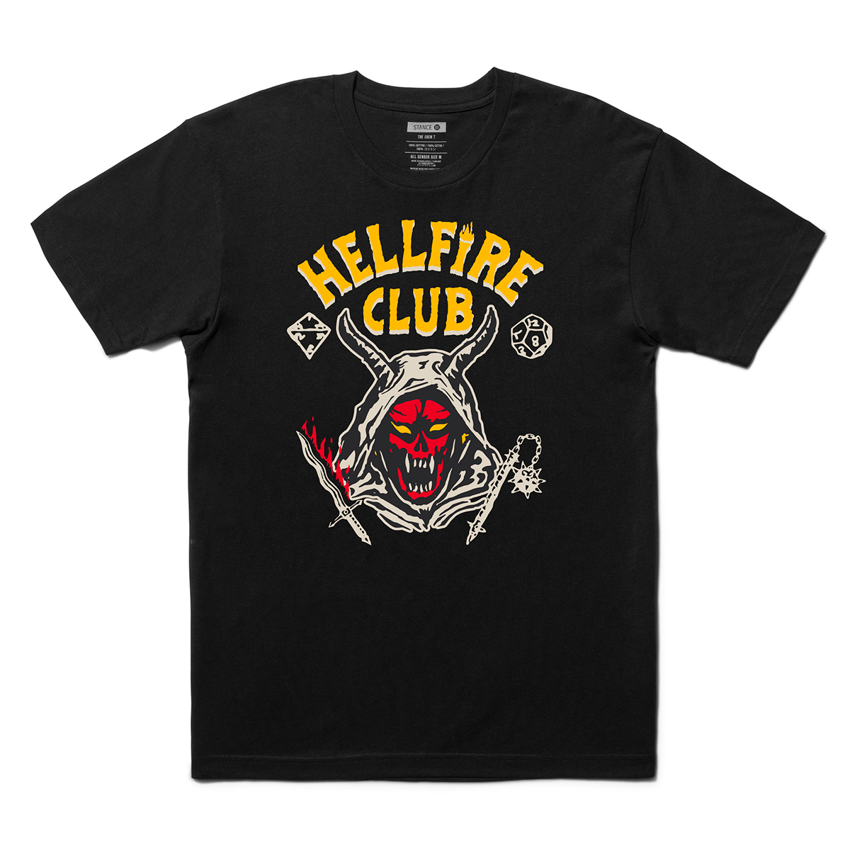 Polera Stance Hellfire Club Black-2