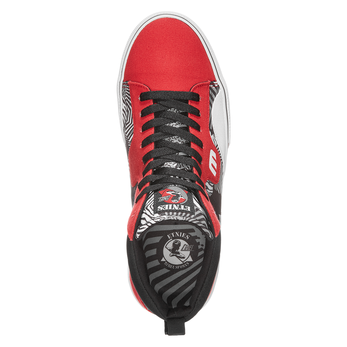 Zapatilla Men Kayson High x Rebel Sports Red White Black-1