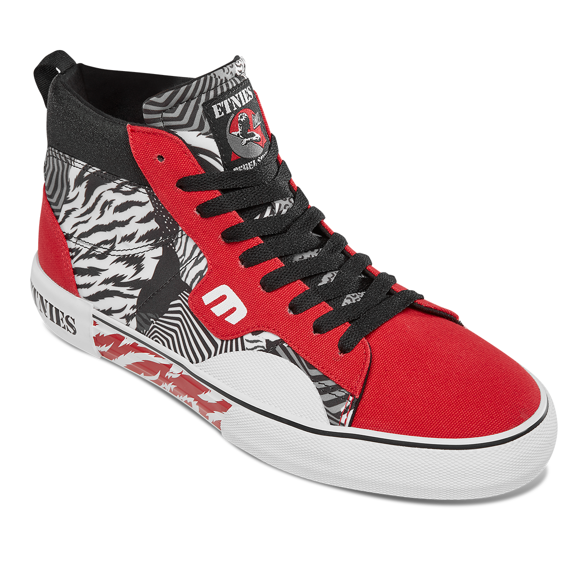 Zapatilla Men Kayson High x Rebel Sports Red White Black-3