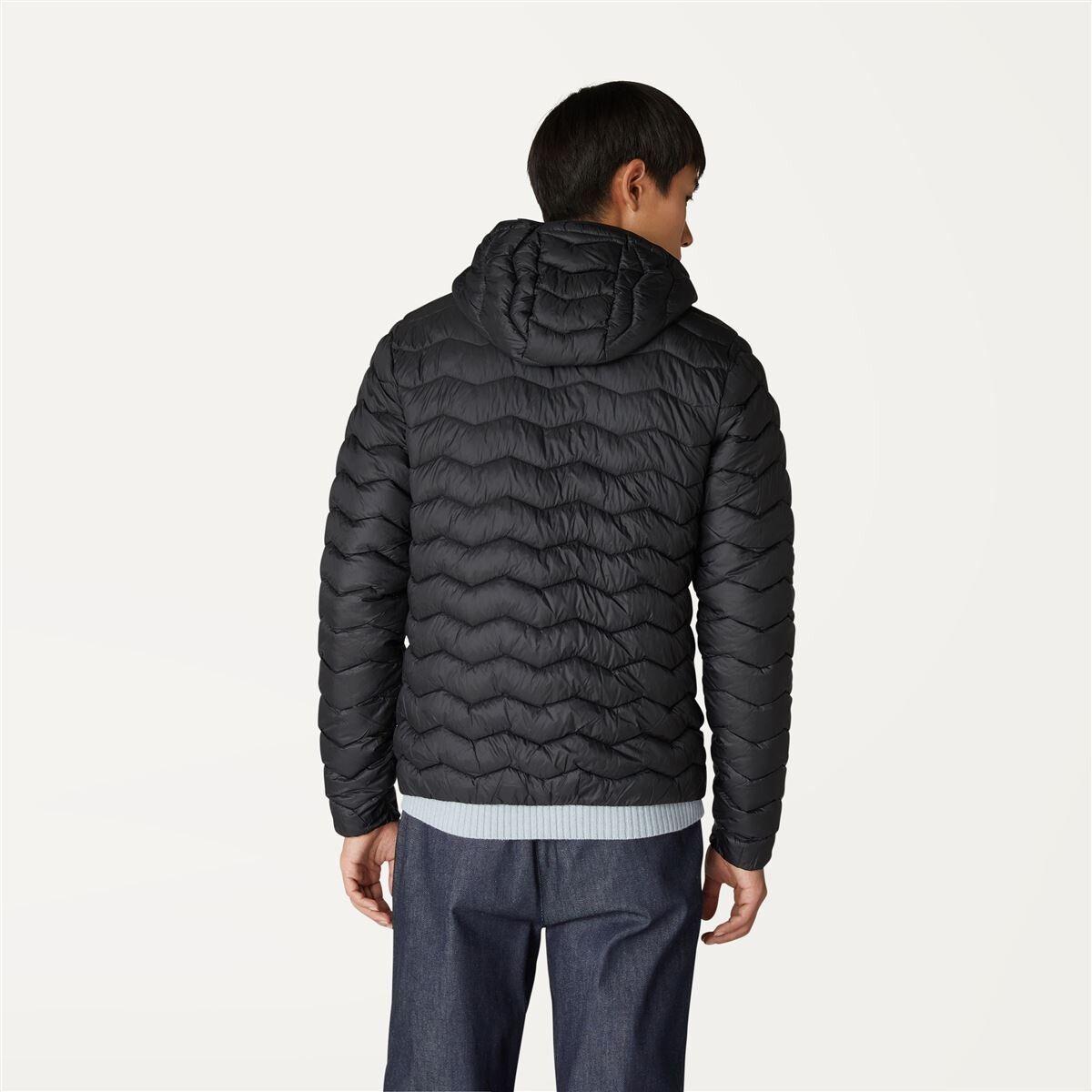 Chaqueta Men Jack Quilted Warm Black Pure-3