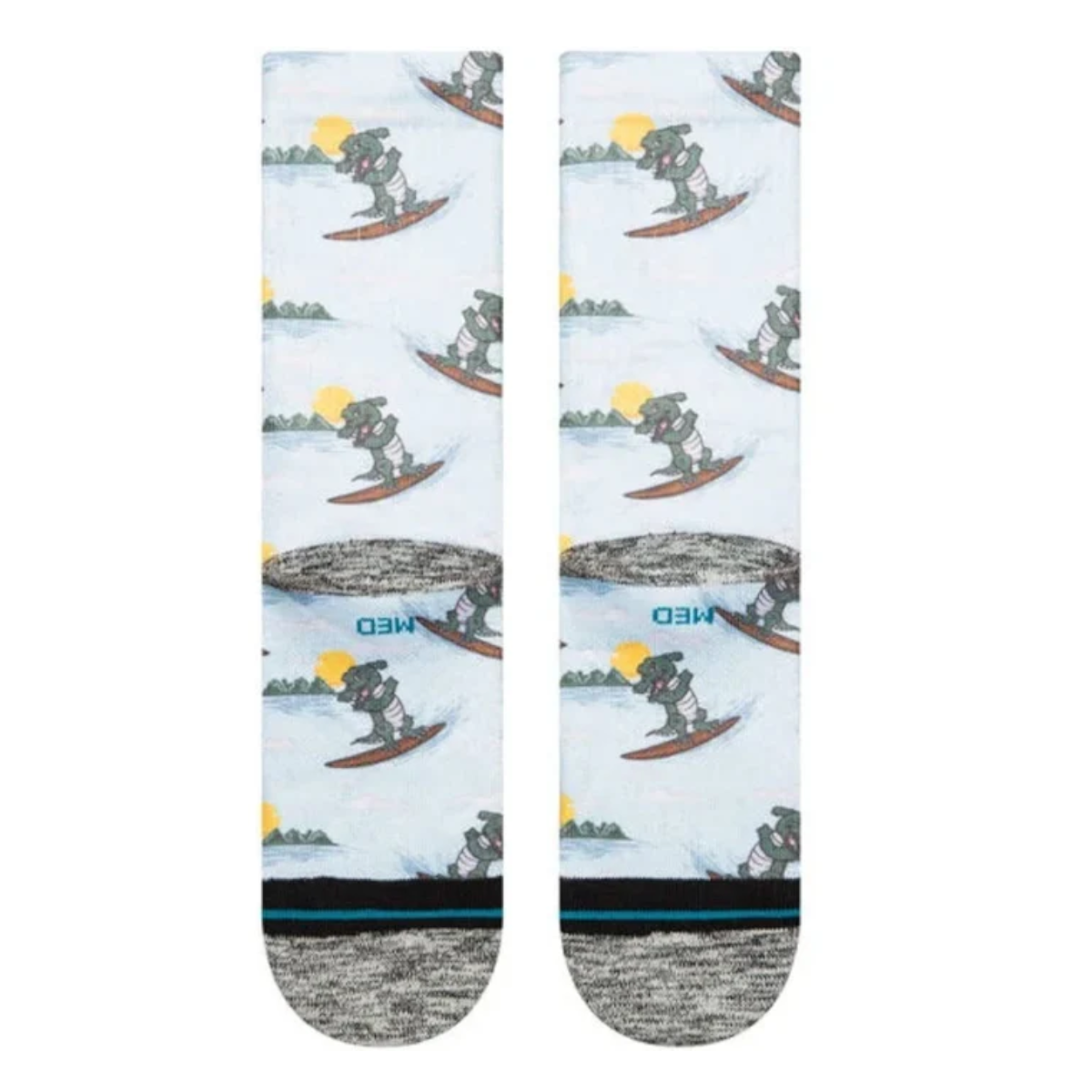 Stance Sock Later Gator Crew Light Blue-2