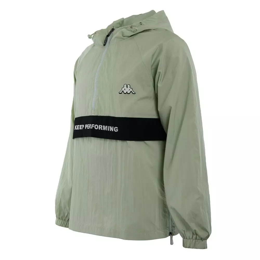 Cortaviento Men Mint White Black-1