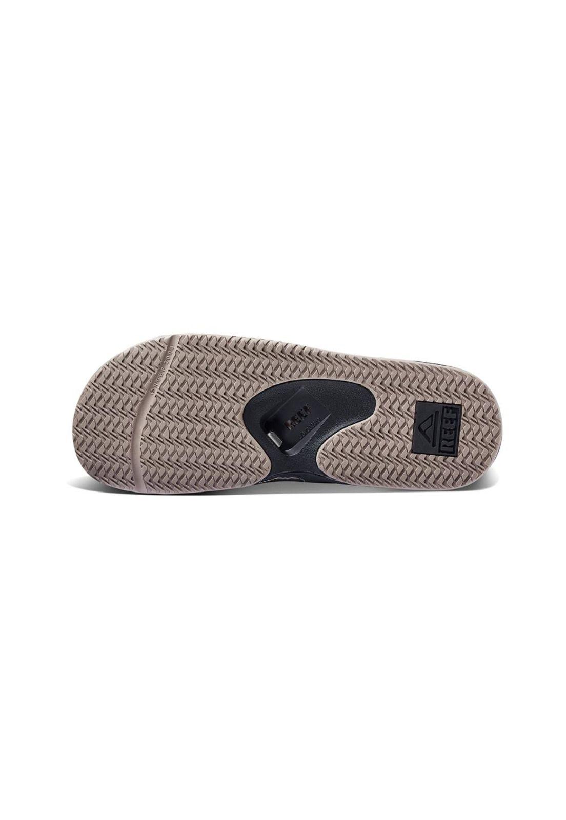 Sandalia Men Fanning Slide Black Taupe-3