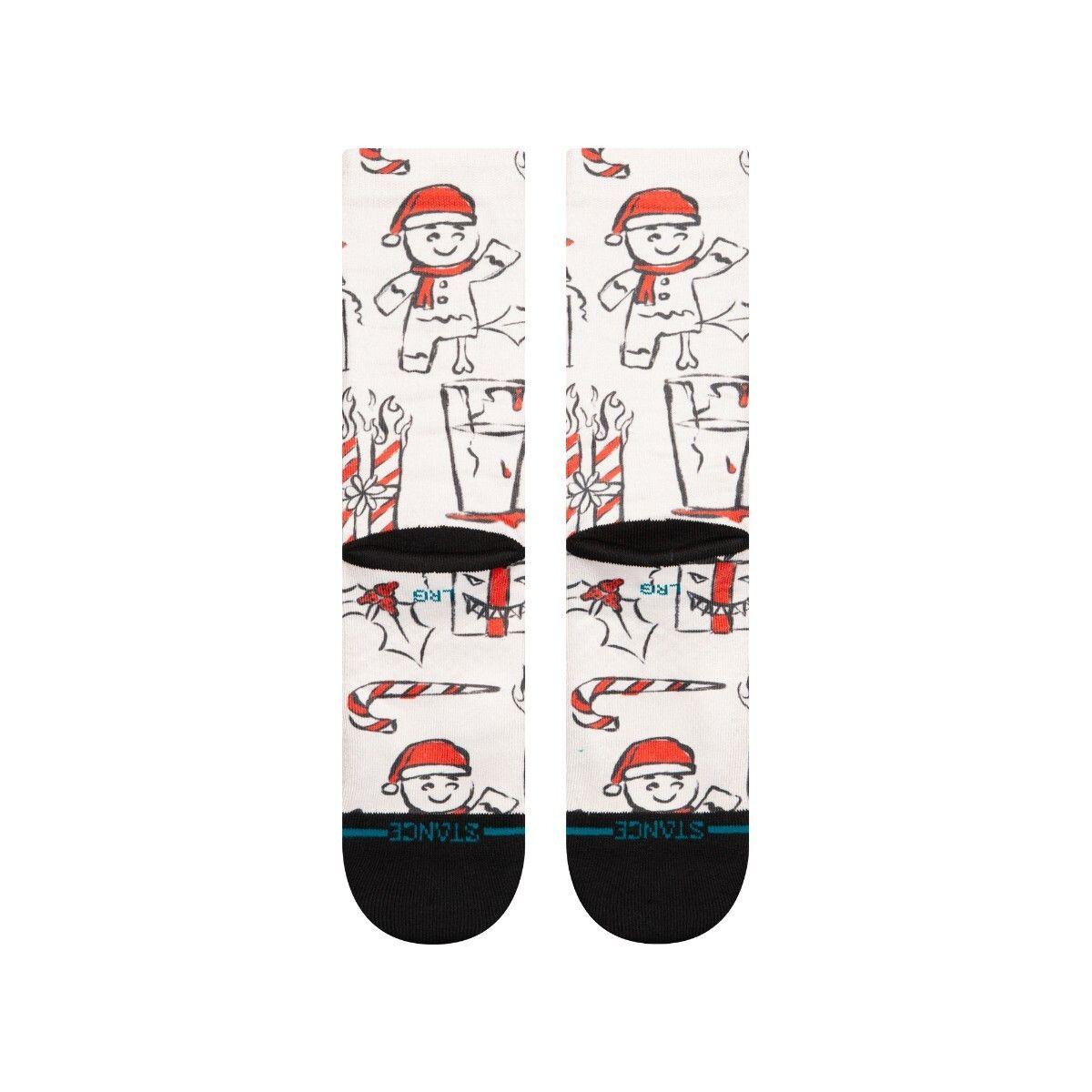 Stance Sock Men Angry Holidayz Poly Off White-2
