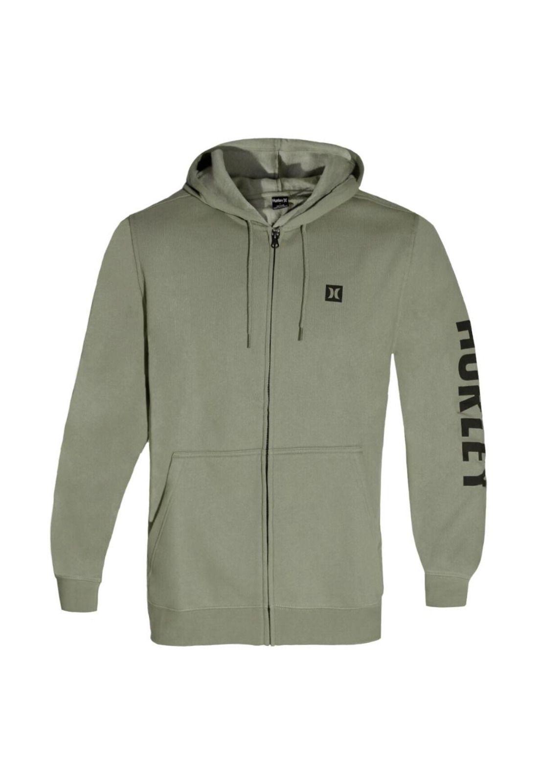 Polerón Icon Boxed Fleece Zip Army-0