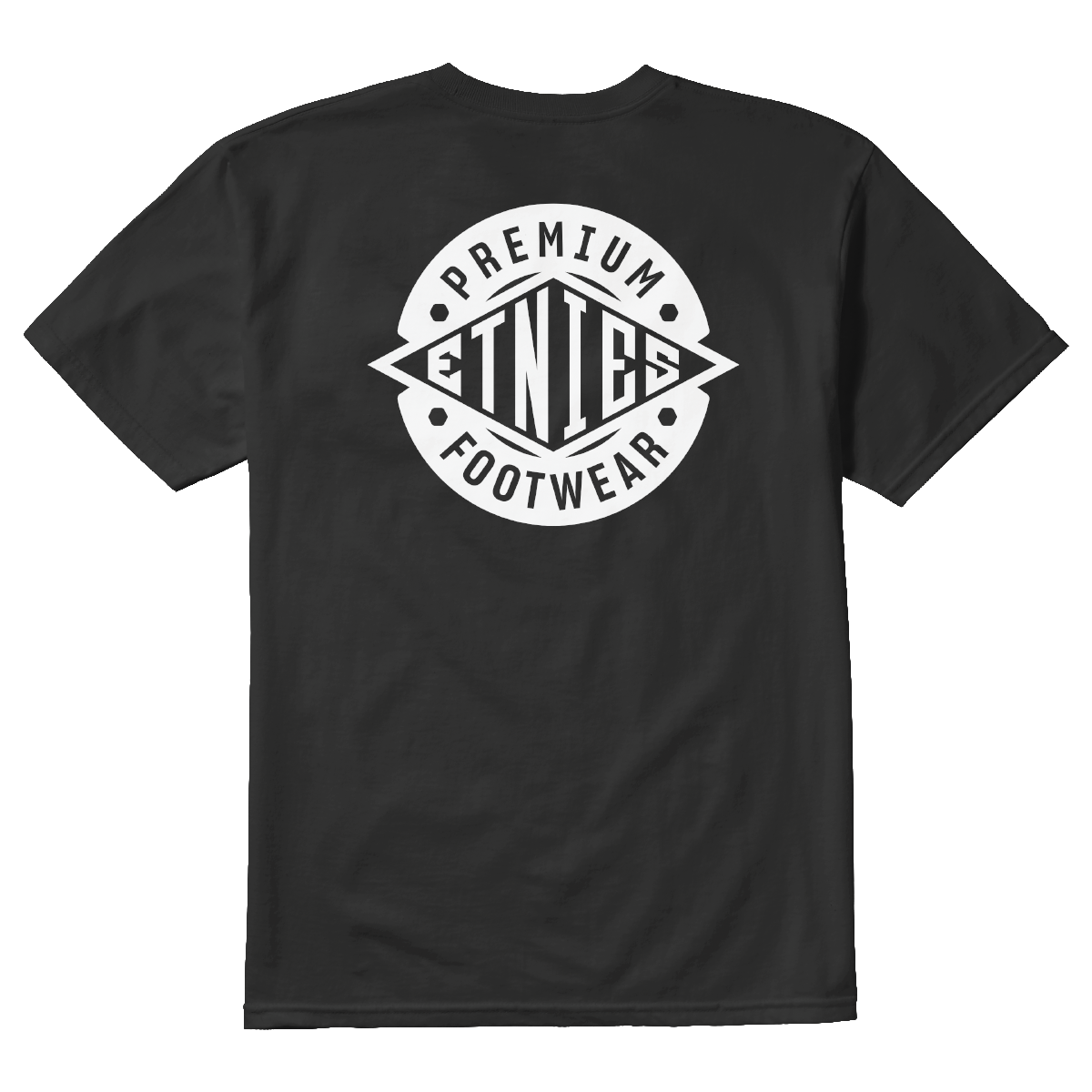 Polera Etnies Premium Fw Black White-1