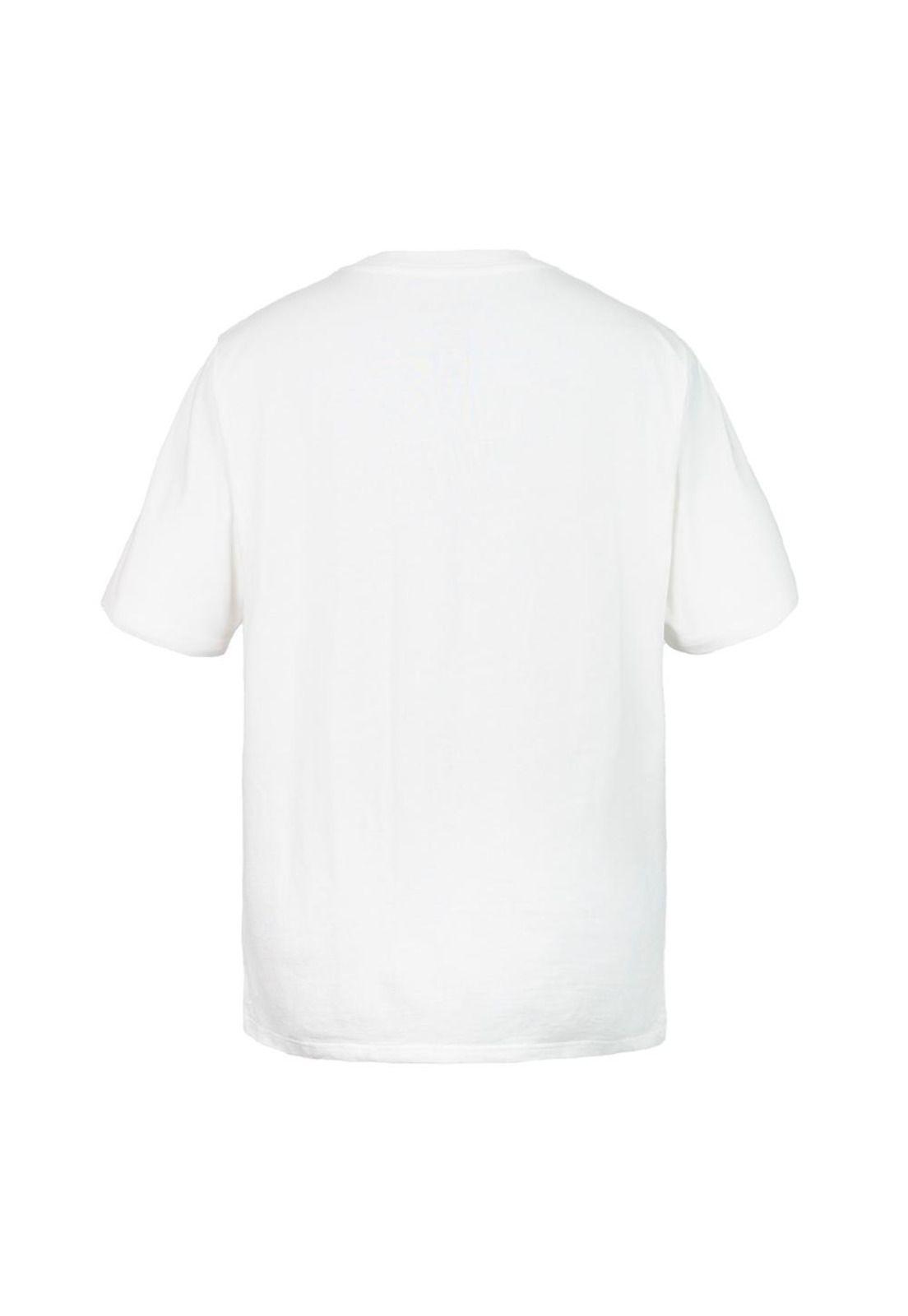 Polera Nixon Men White Logo Front Purple Blue-1