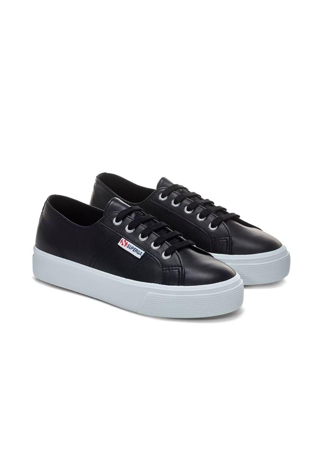 Zapatilla 2730 Nappa Black White-1
