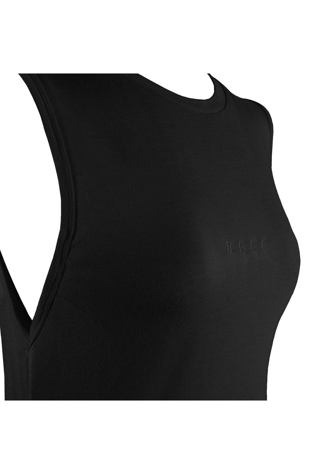 Vestido Reef Women Long All Black-2