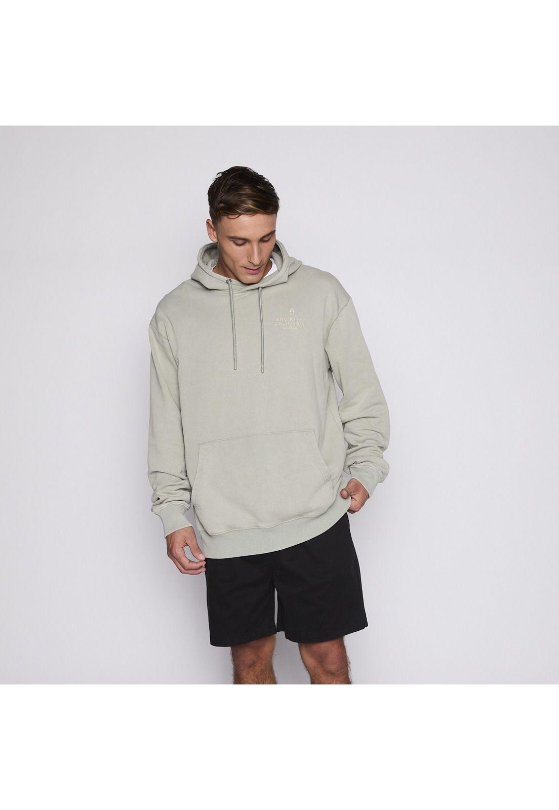 Polerón Nixon Men Hoodie Encinitas Light Green-0