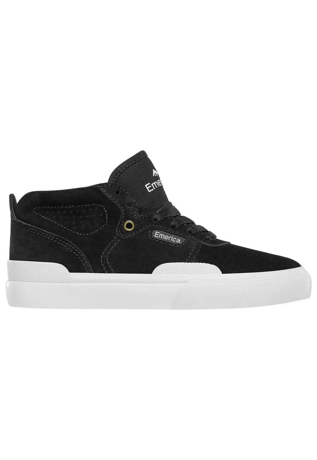 Zapatilla Youth Pillar Black White Gold-0