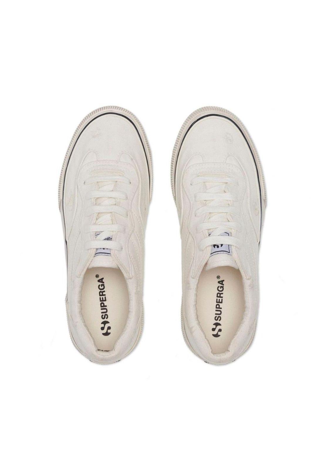 Zapatilla 3041 Revolley Platform Stone Washed White-3