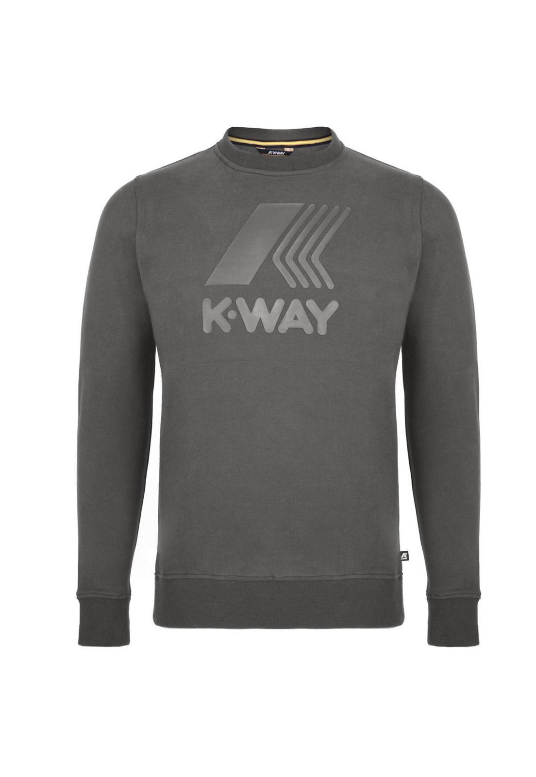 Polerón K-Way Augustine Macro Logo Tick Grey-0