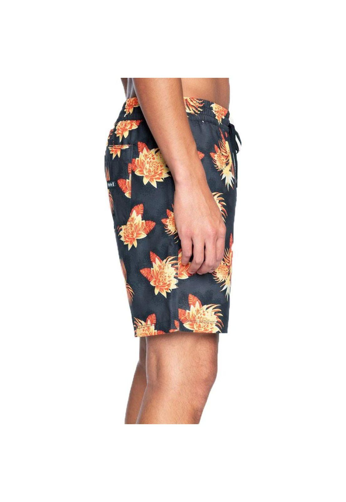 Traje de Baño Cannonball Volley Dark Smoke Grey Multi Hurley-1