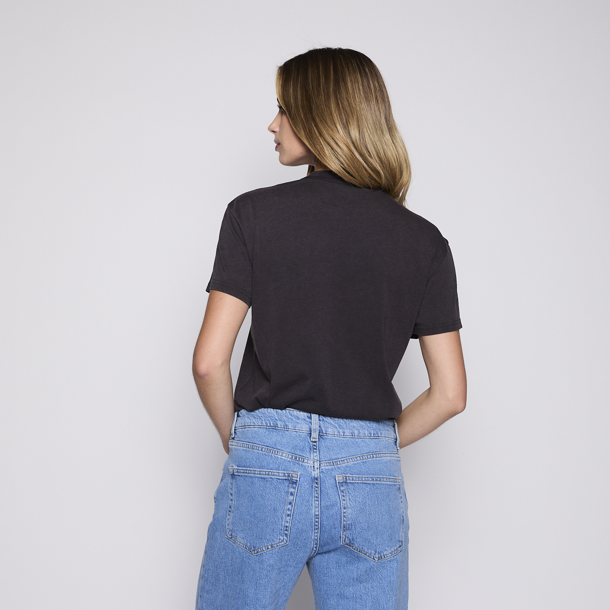 Polera Reef Women Black Beige-3